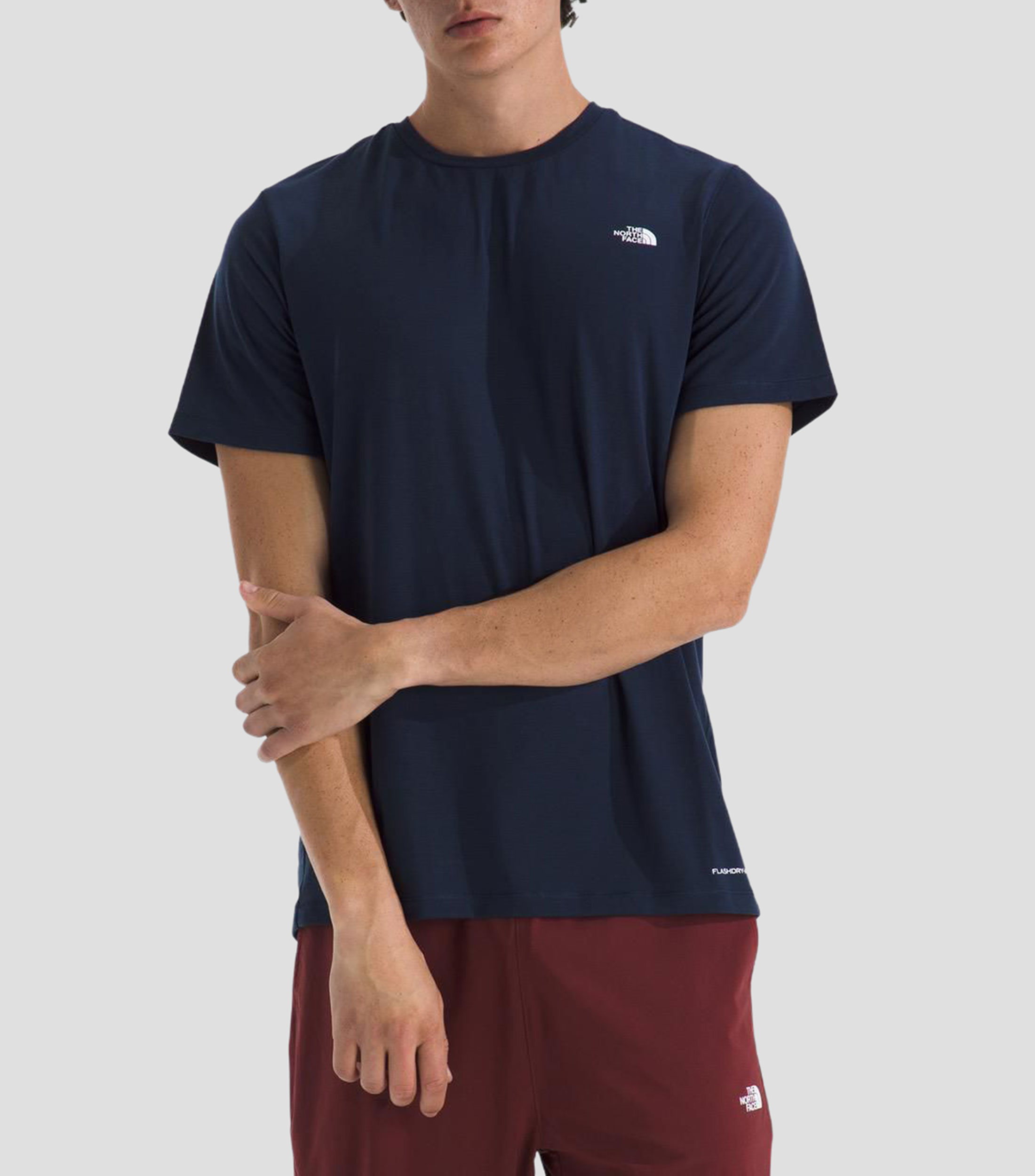 Playera para correr M Adventure Tee cuello redondo manga corta Lisa Hombre