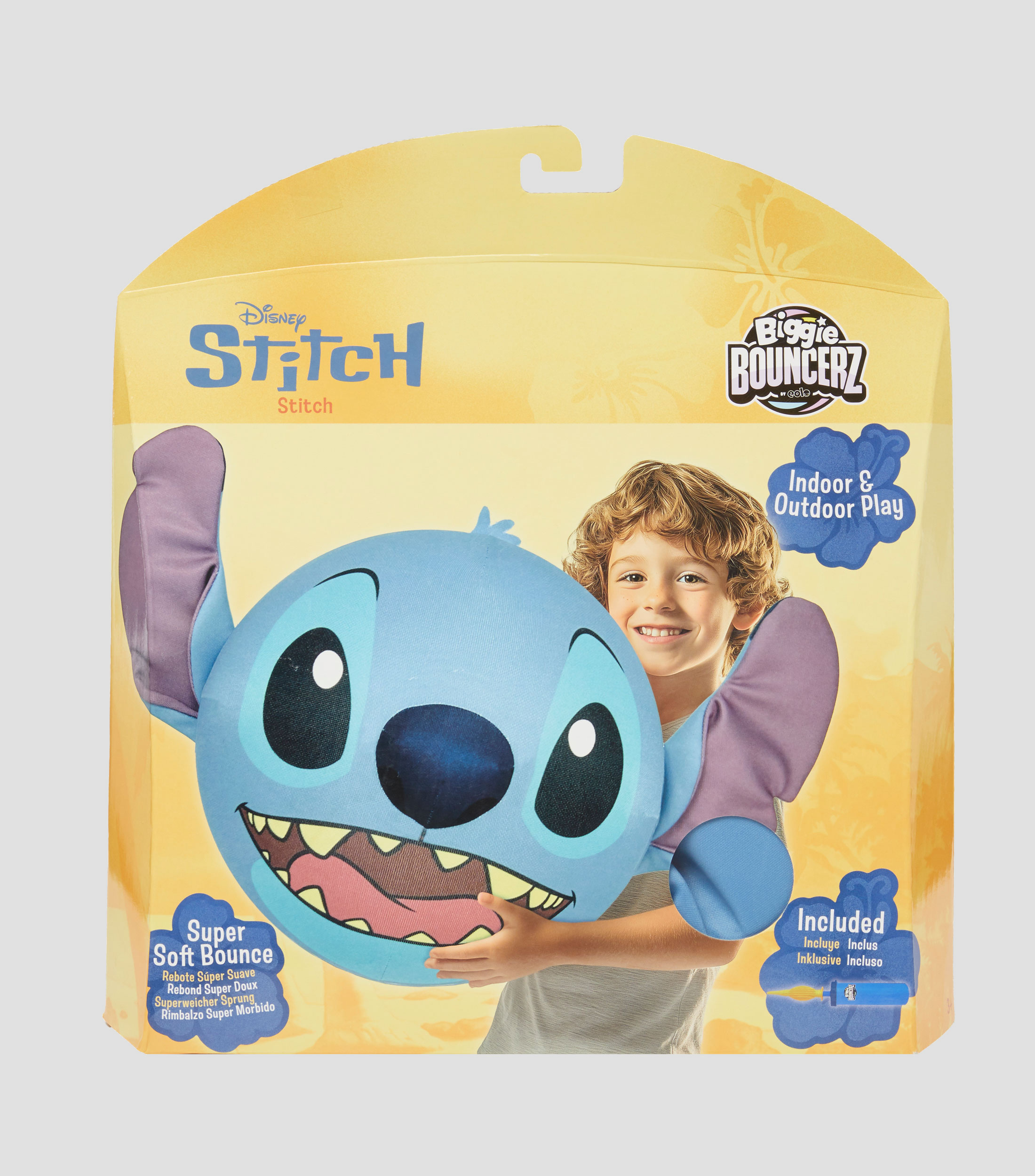 Pelota inflable Biggie Bouncerz Stitch