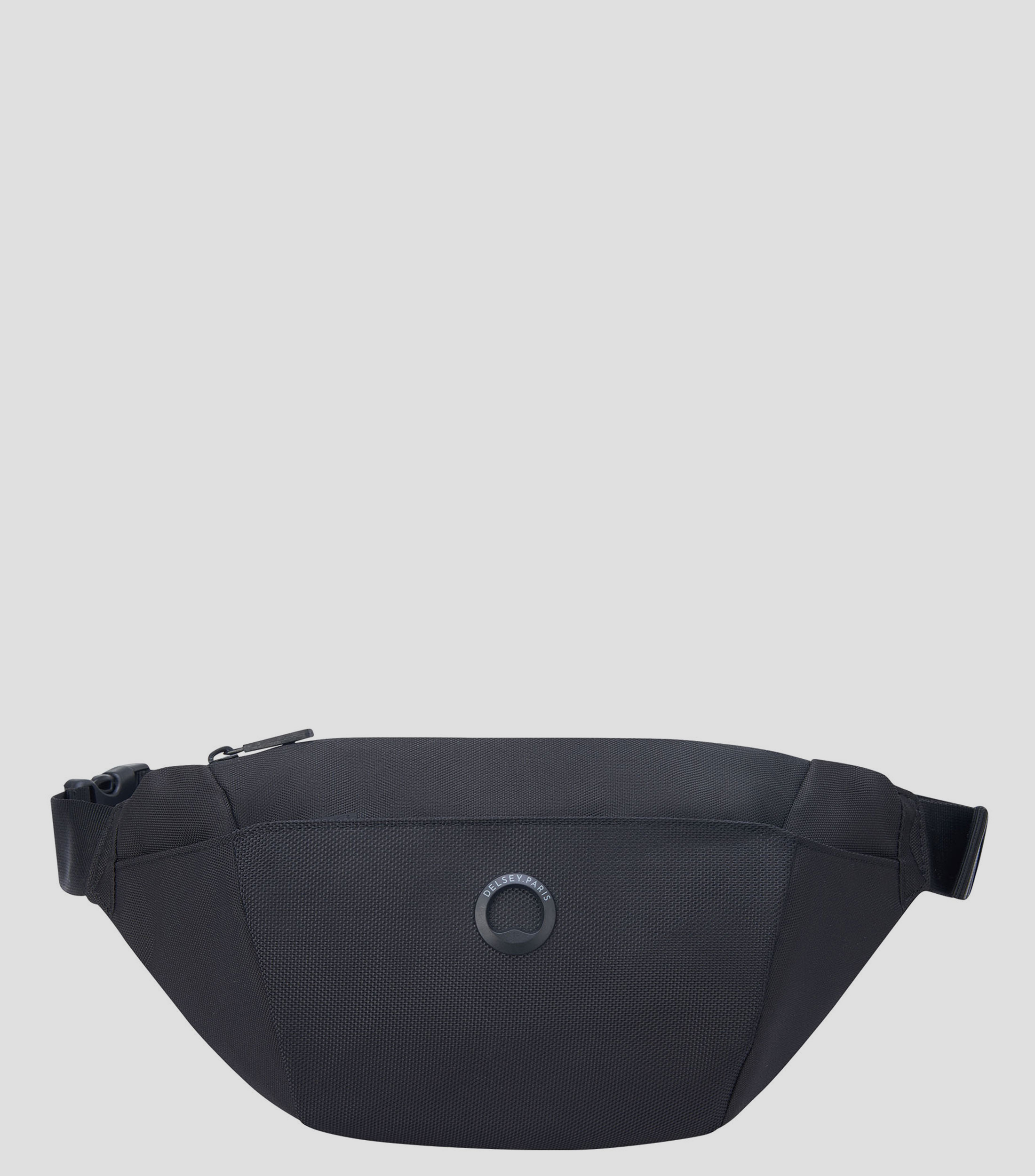Cangurera negra texturizada Unisex