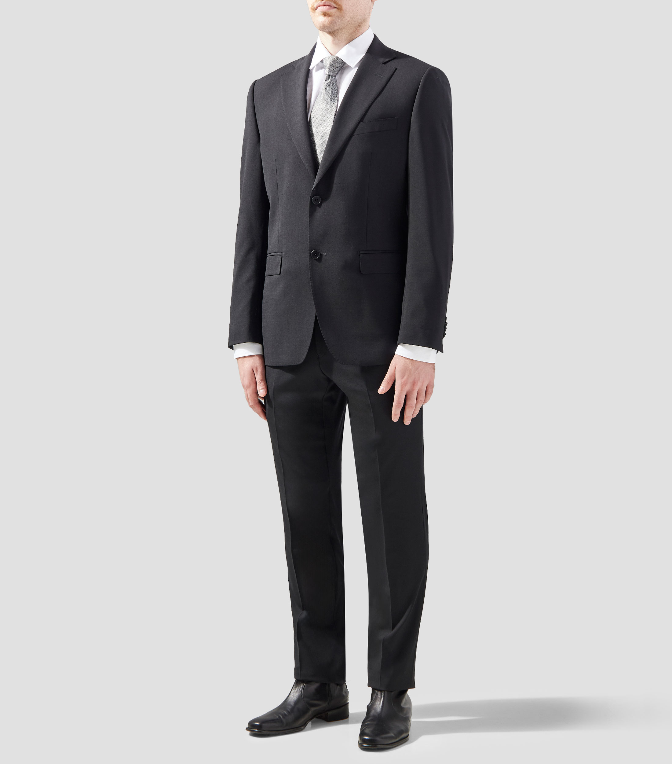 Traje de corte slim liso Hombre