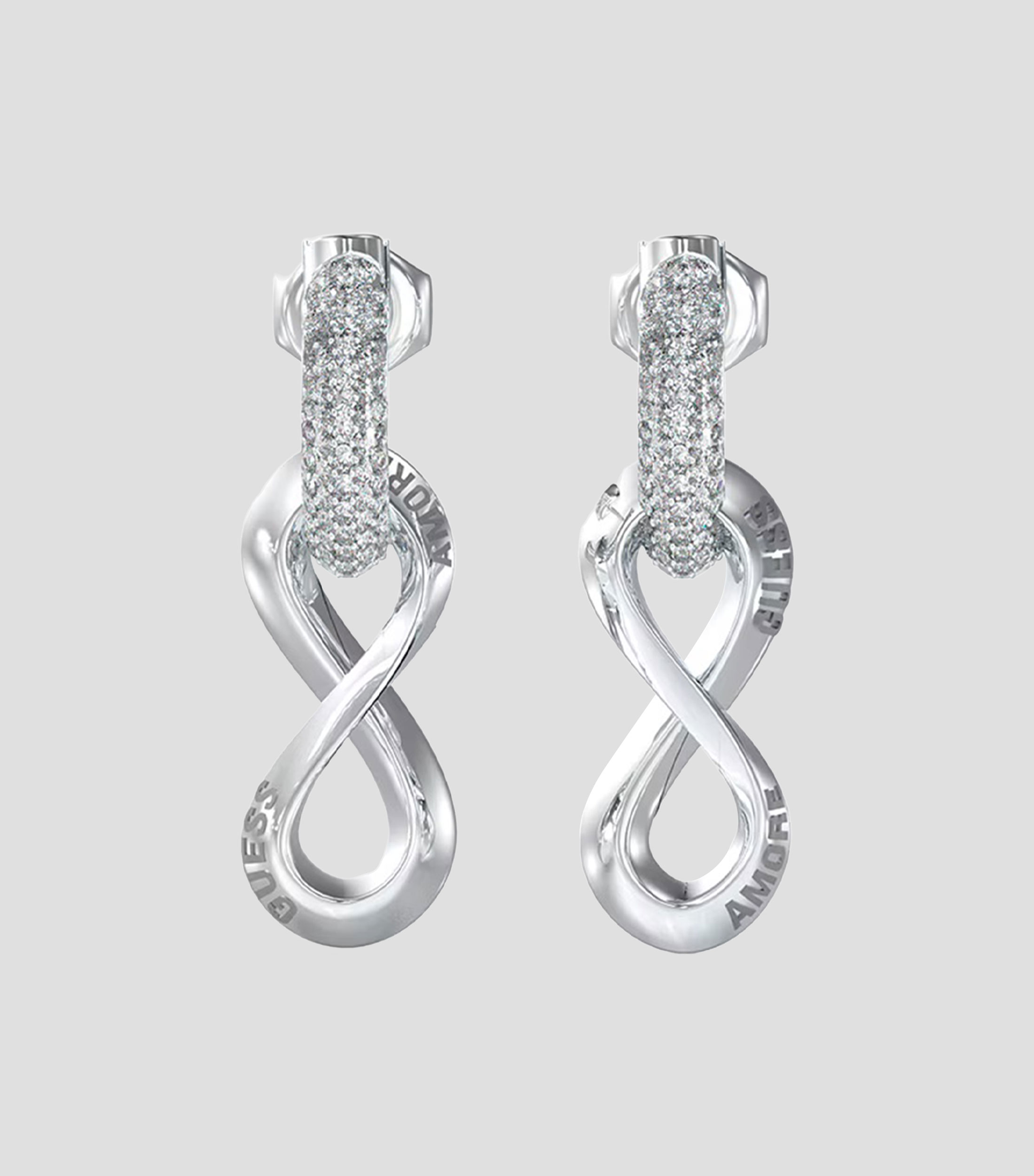 Aretes Amor Infinito con circonias Mujer