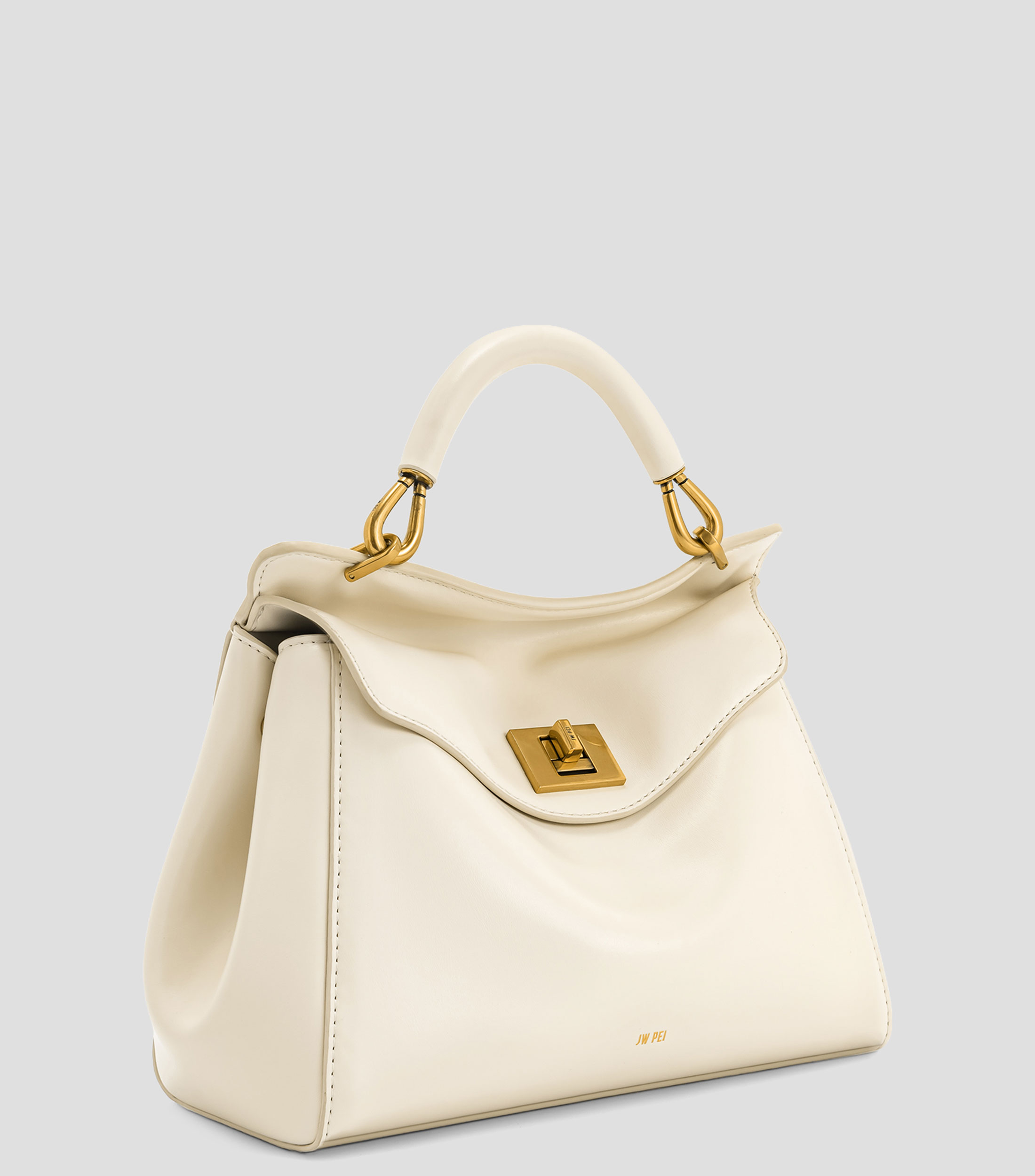 Bolsa satchel blanco Lucia lisa Mujer