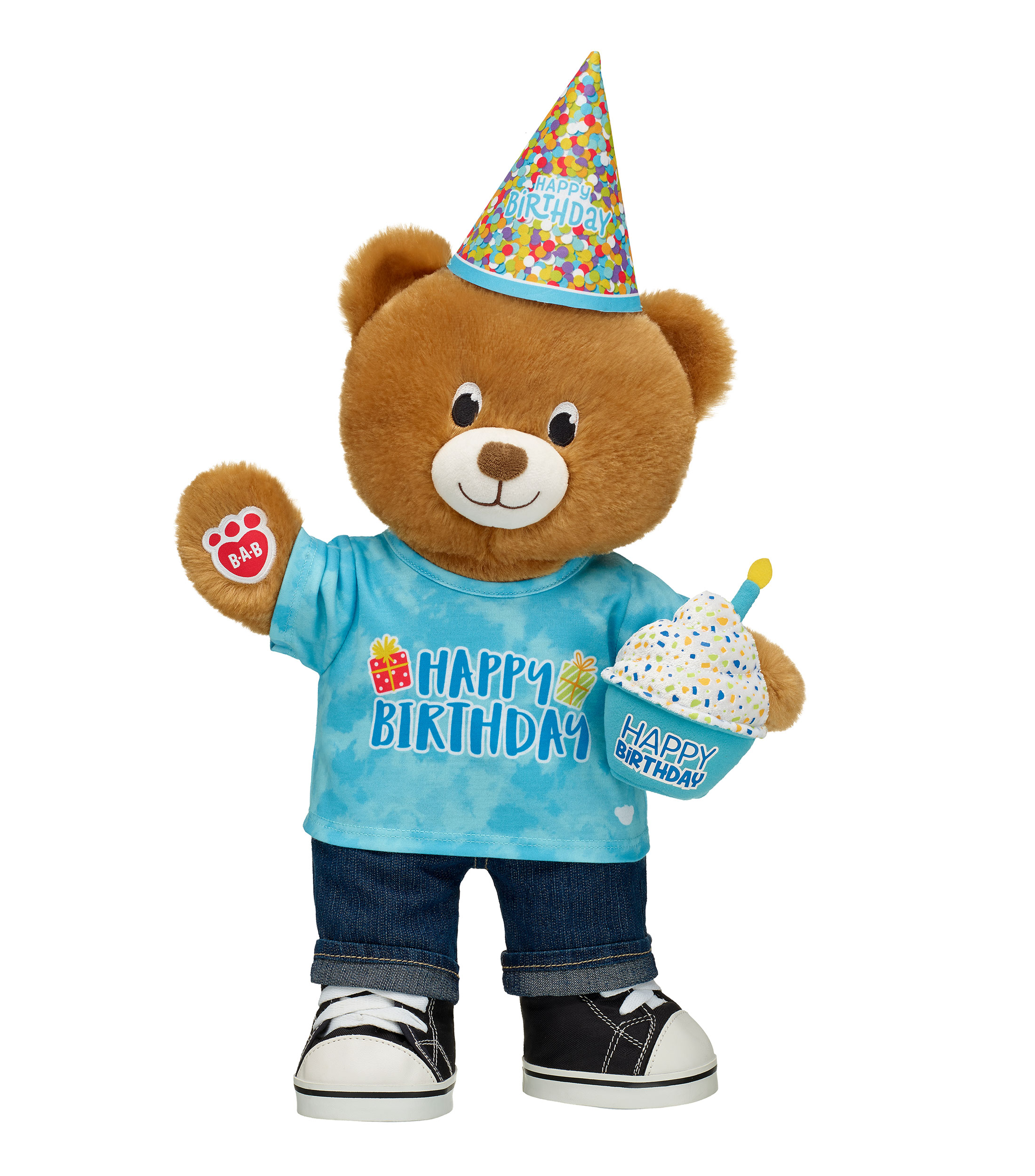 Cupcake de Cumpleanos Azul