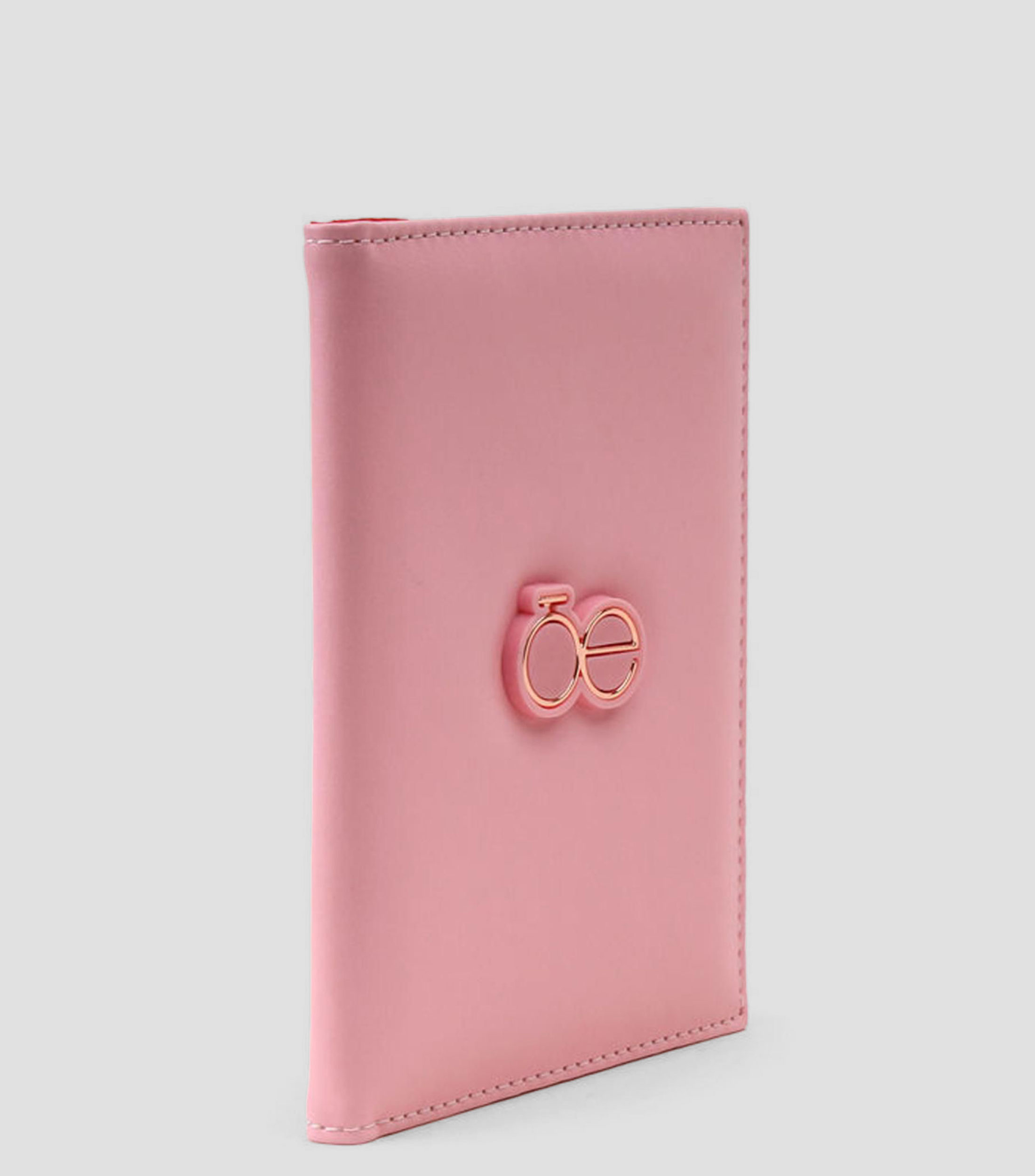 Porta pasaporte rosa Mujer