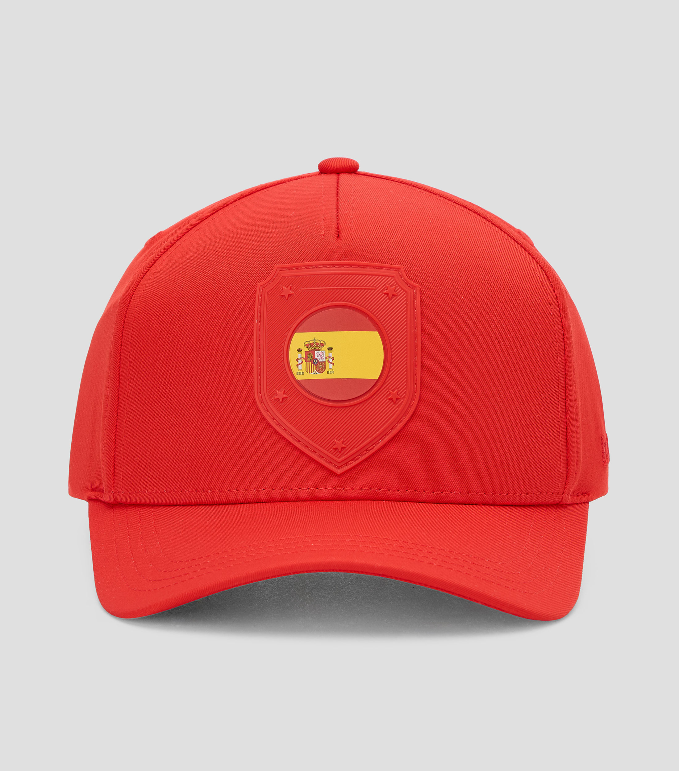 Gorra con escudo de España roja Hombre