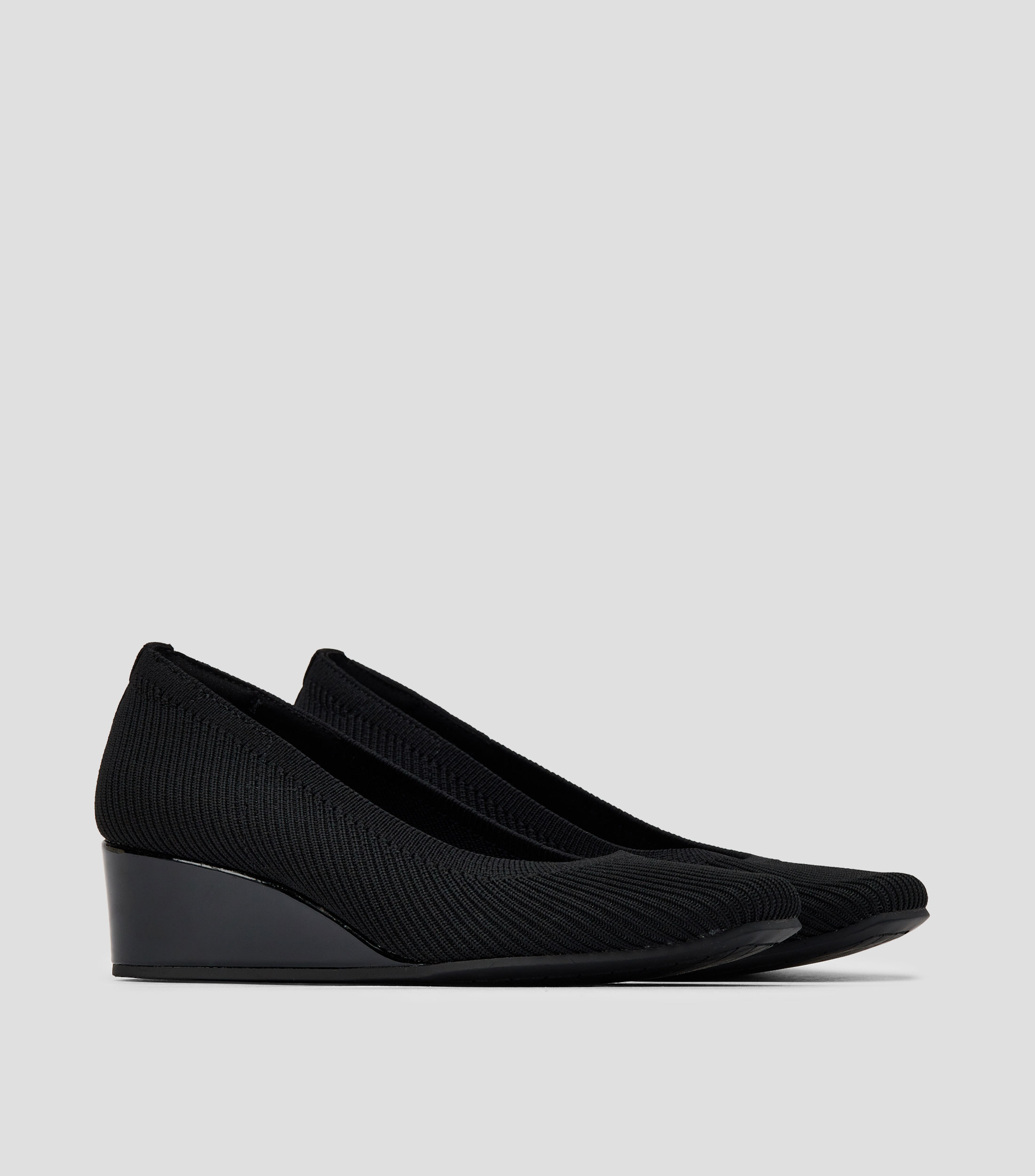 Zapatos Casuales Slip On con Tacon de Cuna 4 cm Mujer