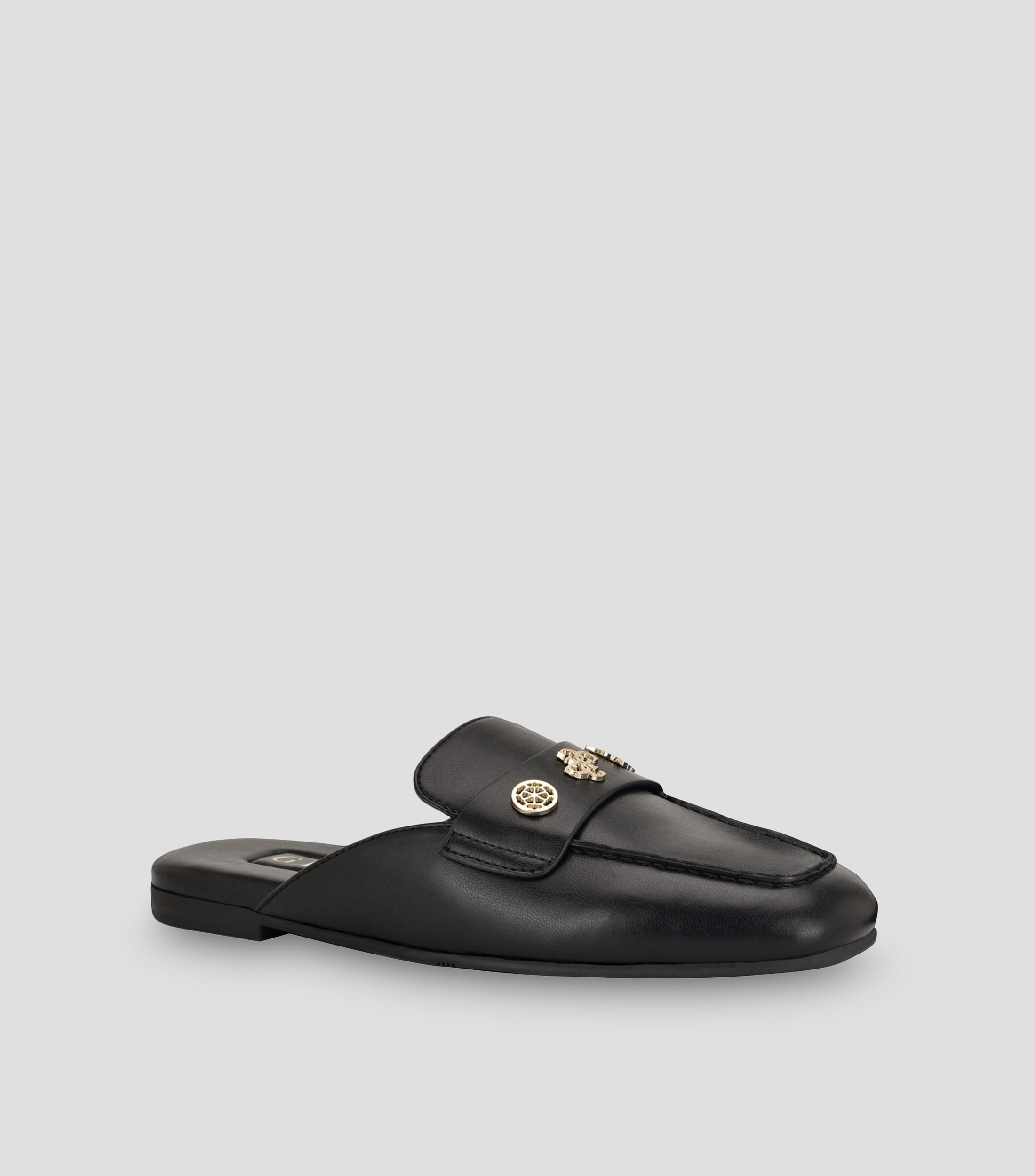 Zuecos casuales slip on con tacón bajo ancho Mujer