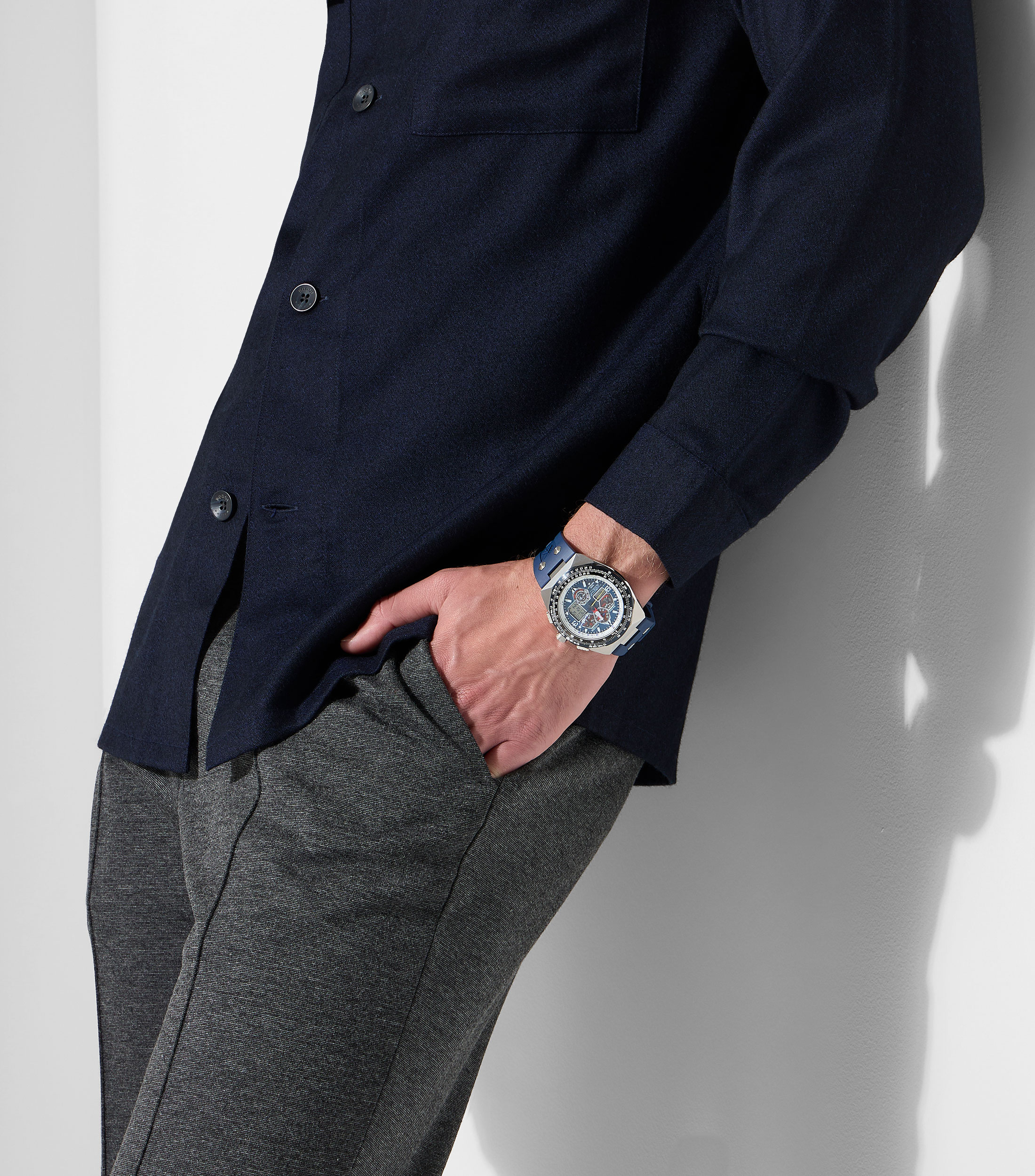 Reloj para Hombre Promaster Sikorsky Casual, Plateado, Azul