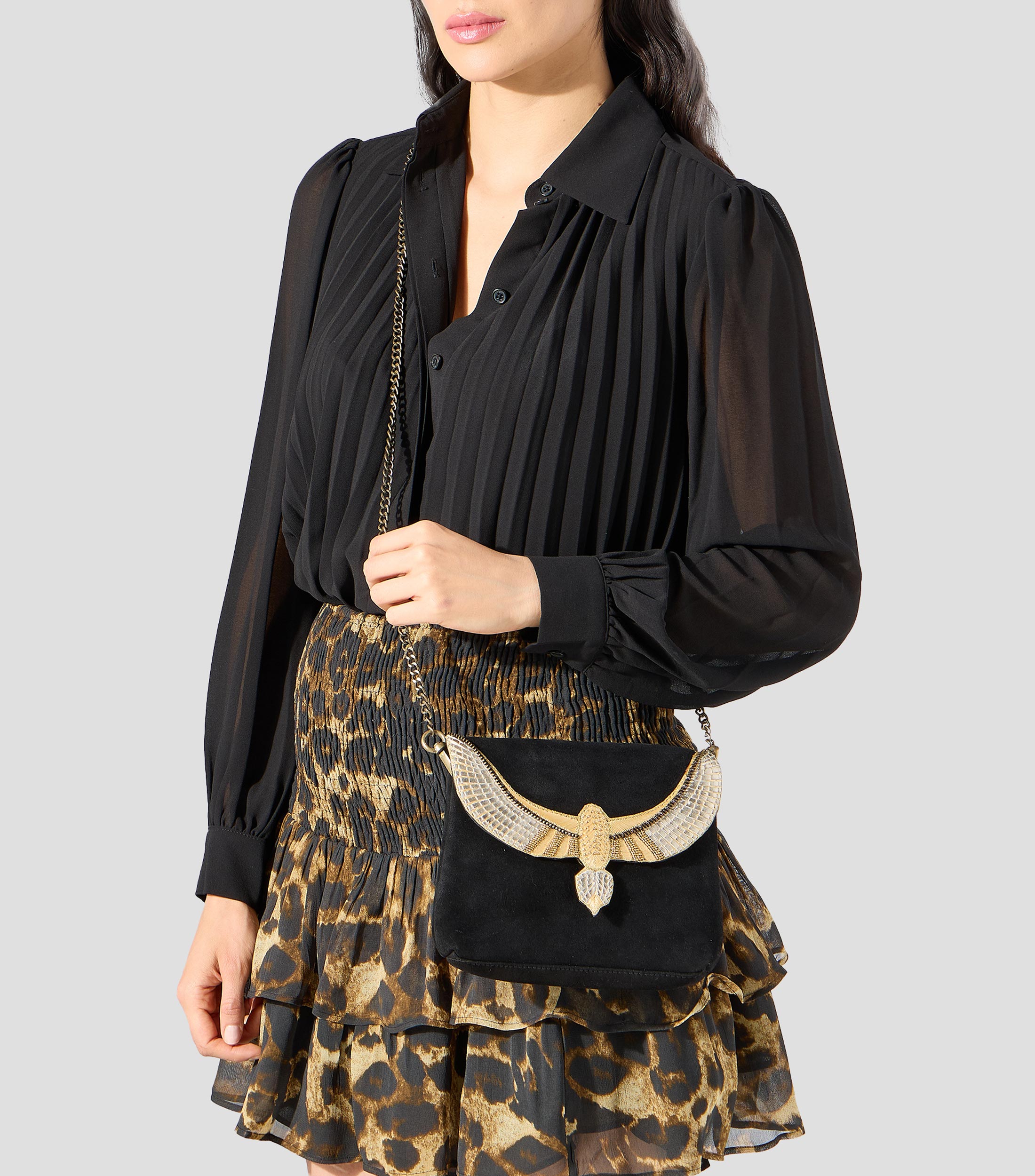 Bolsa Crossbody en piel Mujer