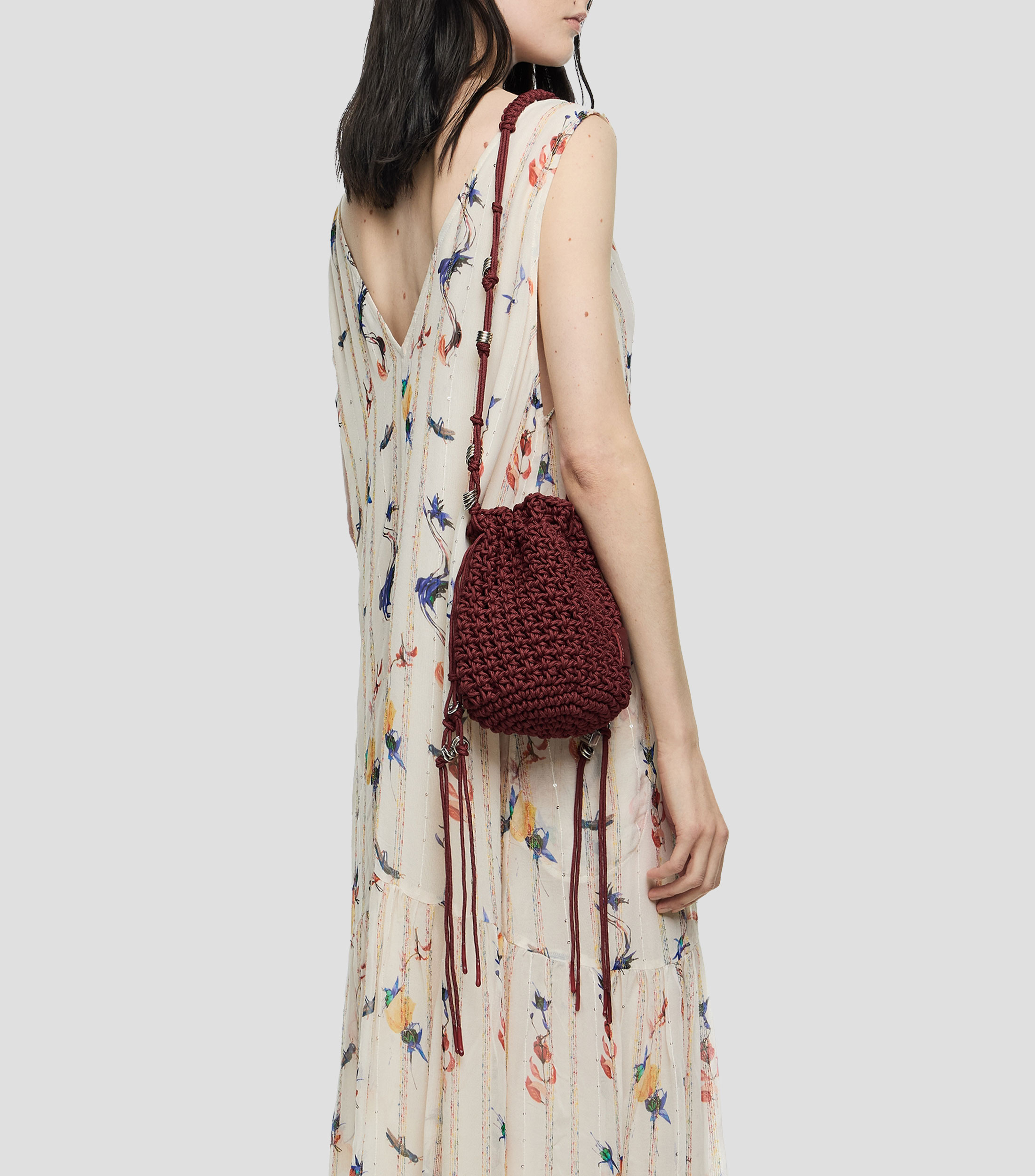 Bolsa bandolera texturizada Mujer