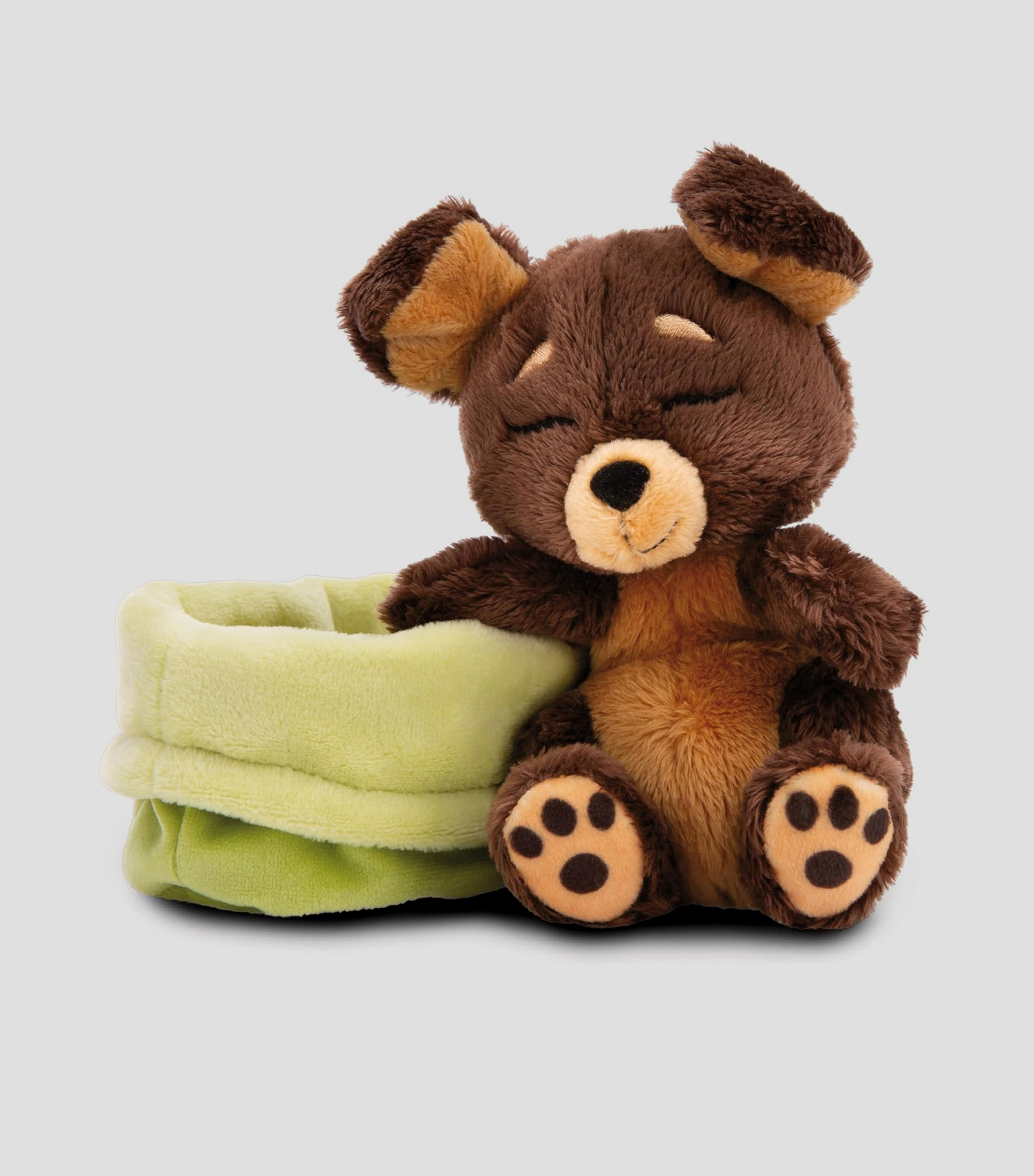 Mascota Durmiente Perro marrón de Peluche