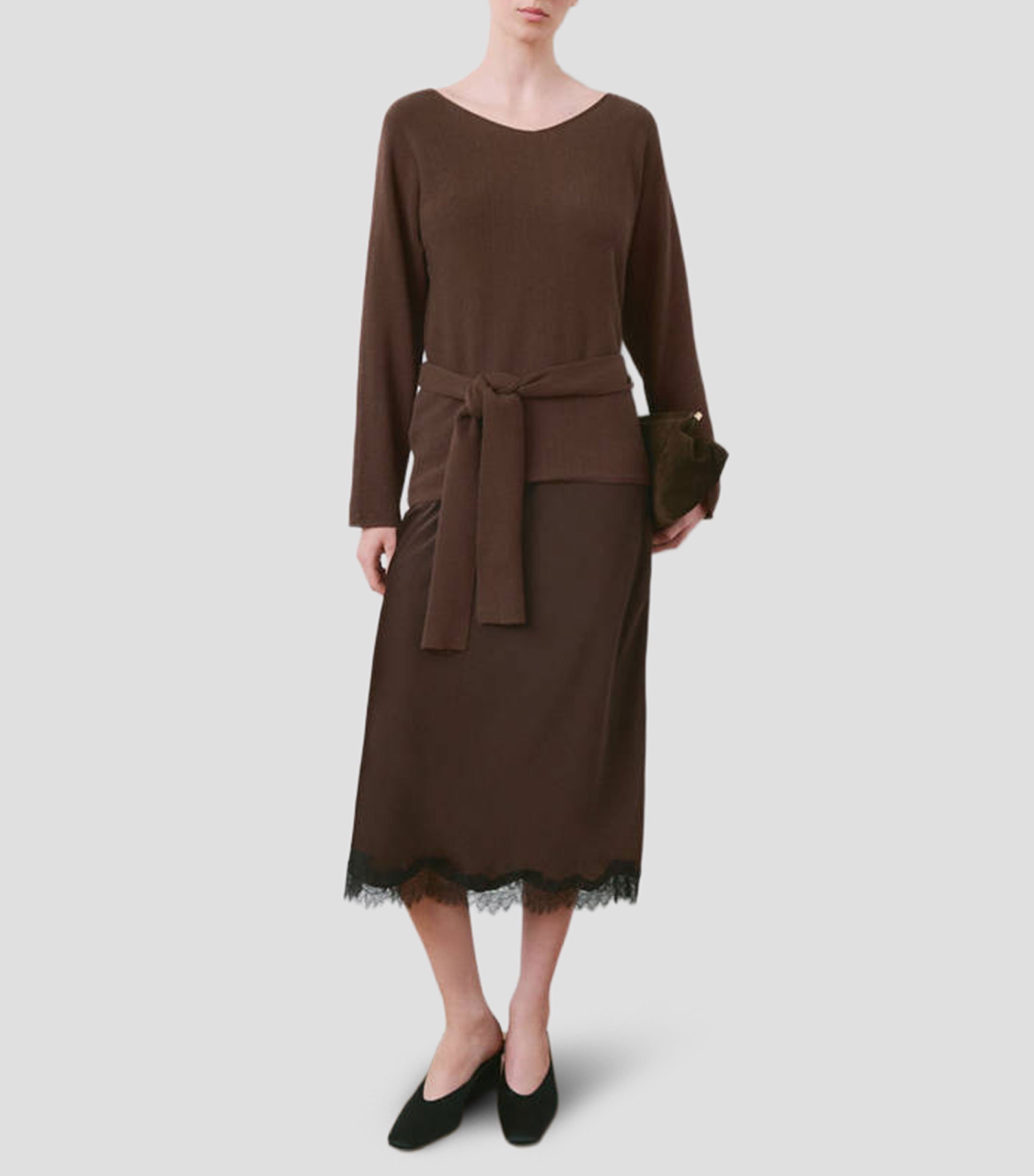 Suéter cuello redondo Mujer