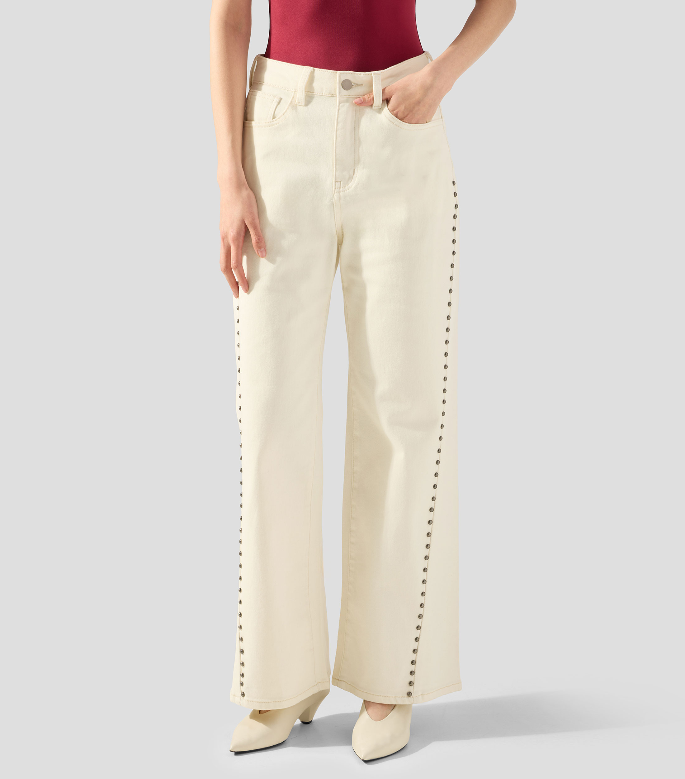 Jeans de corte regular Mujer