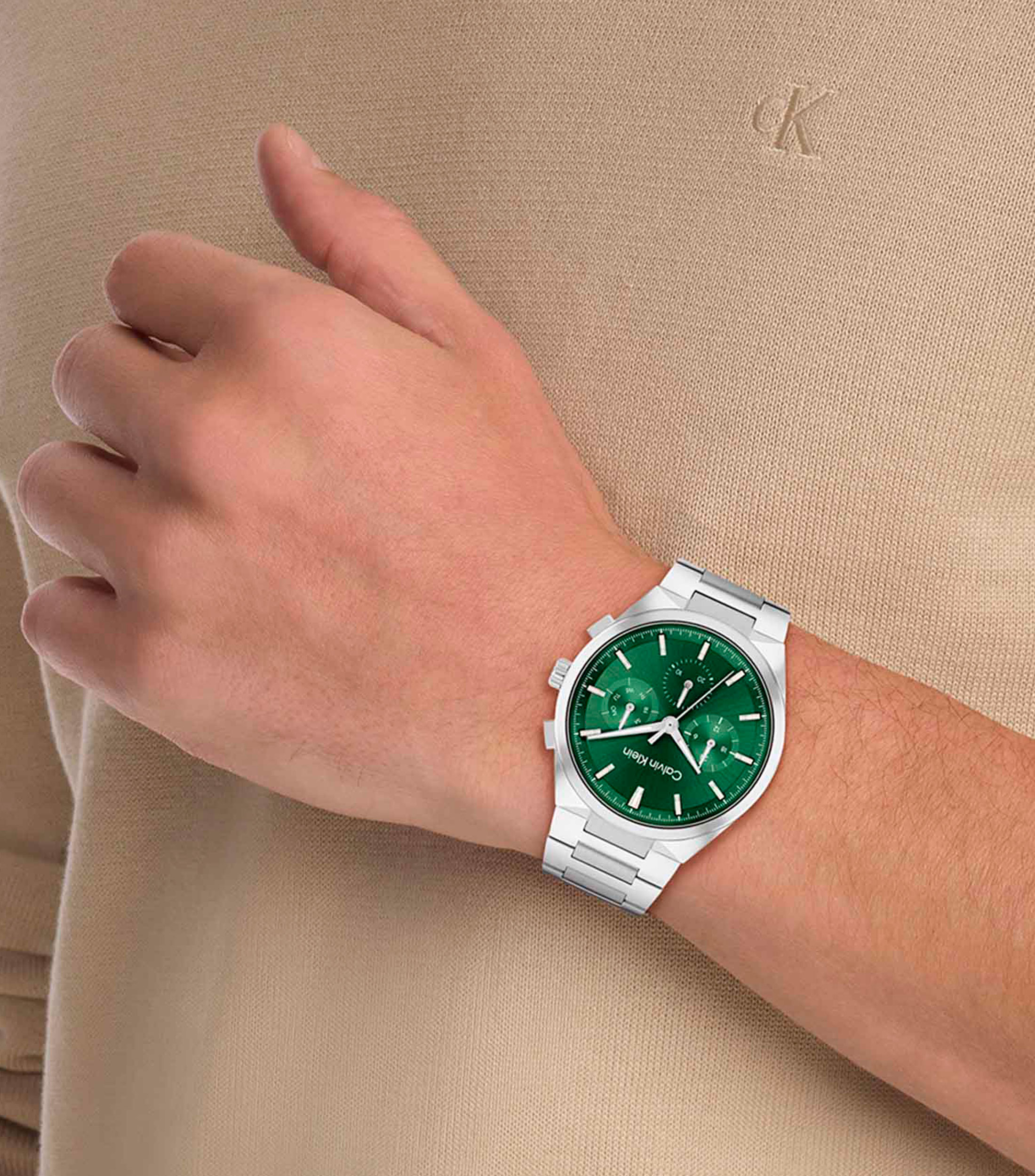 Reloj para Hombre Casual Plateado