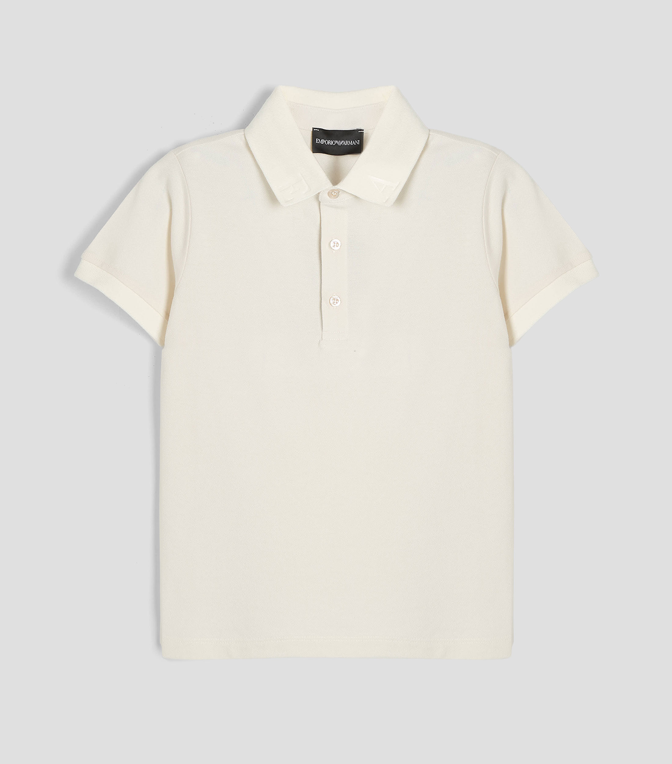 Playera tipo polo manga corta lisa Niño