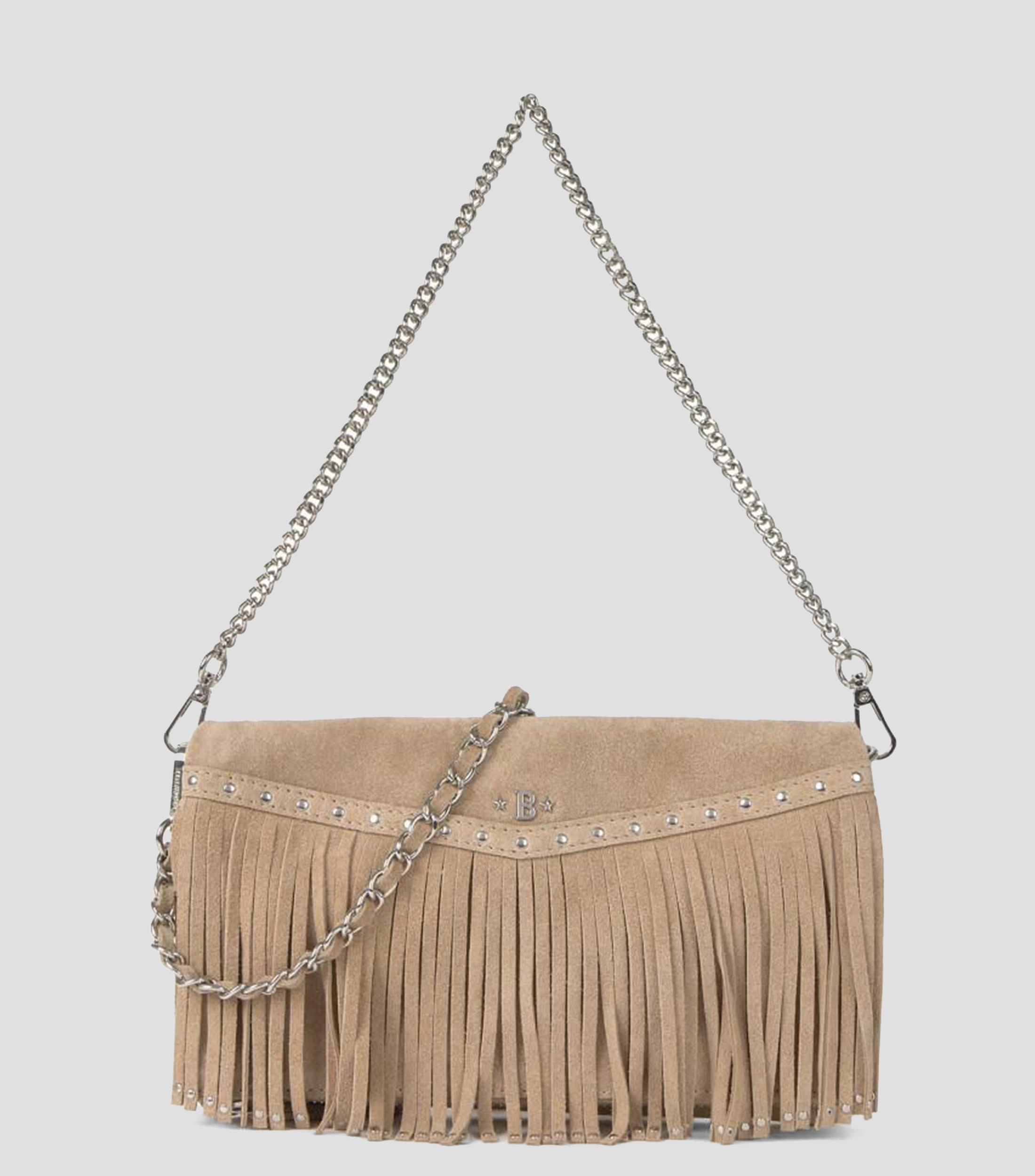 Bolsa shoulder en piel lisa Mujer