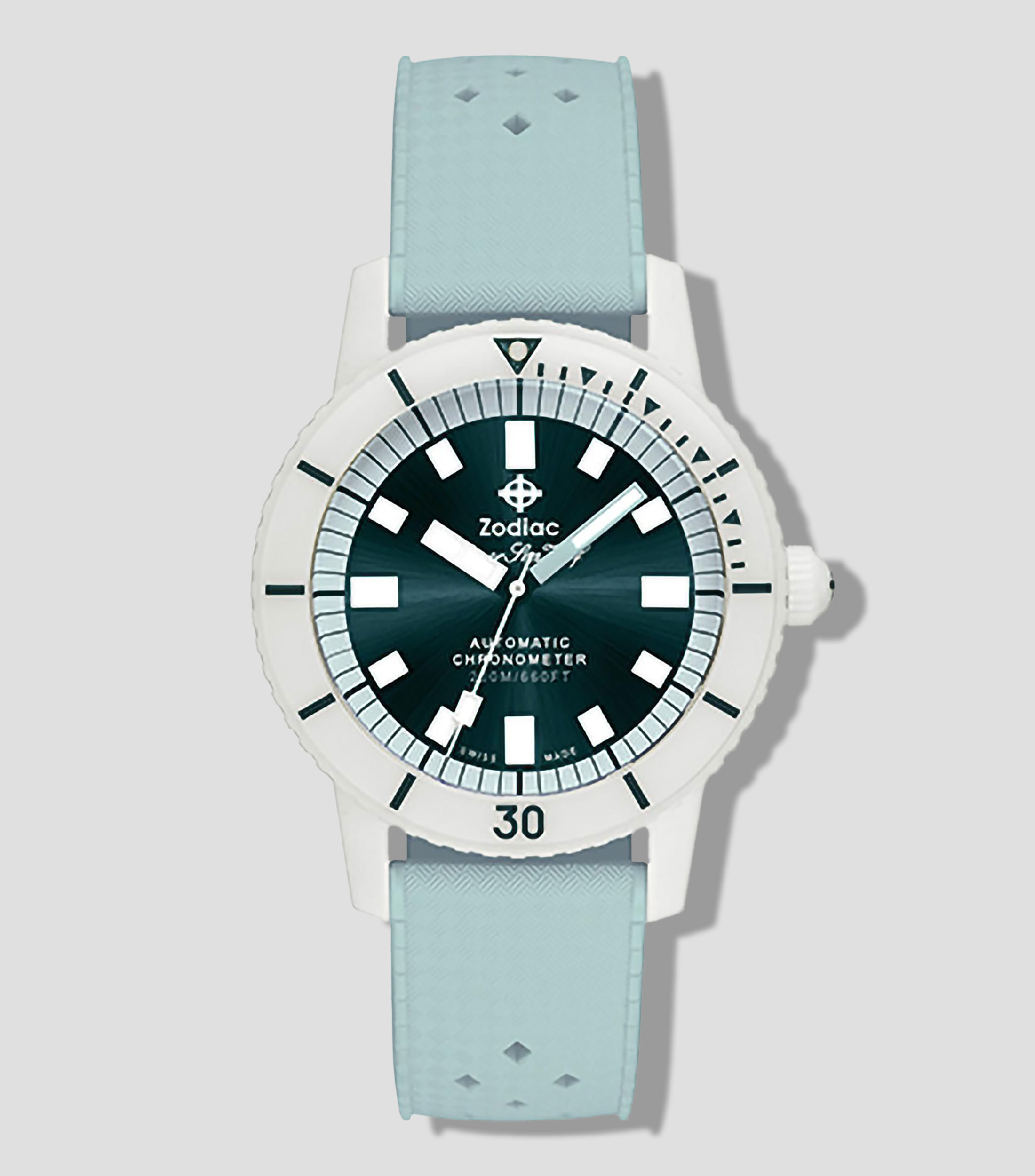 Reloj Unisex Super Sea Wolf Compression Deportivo Blanco