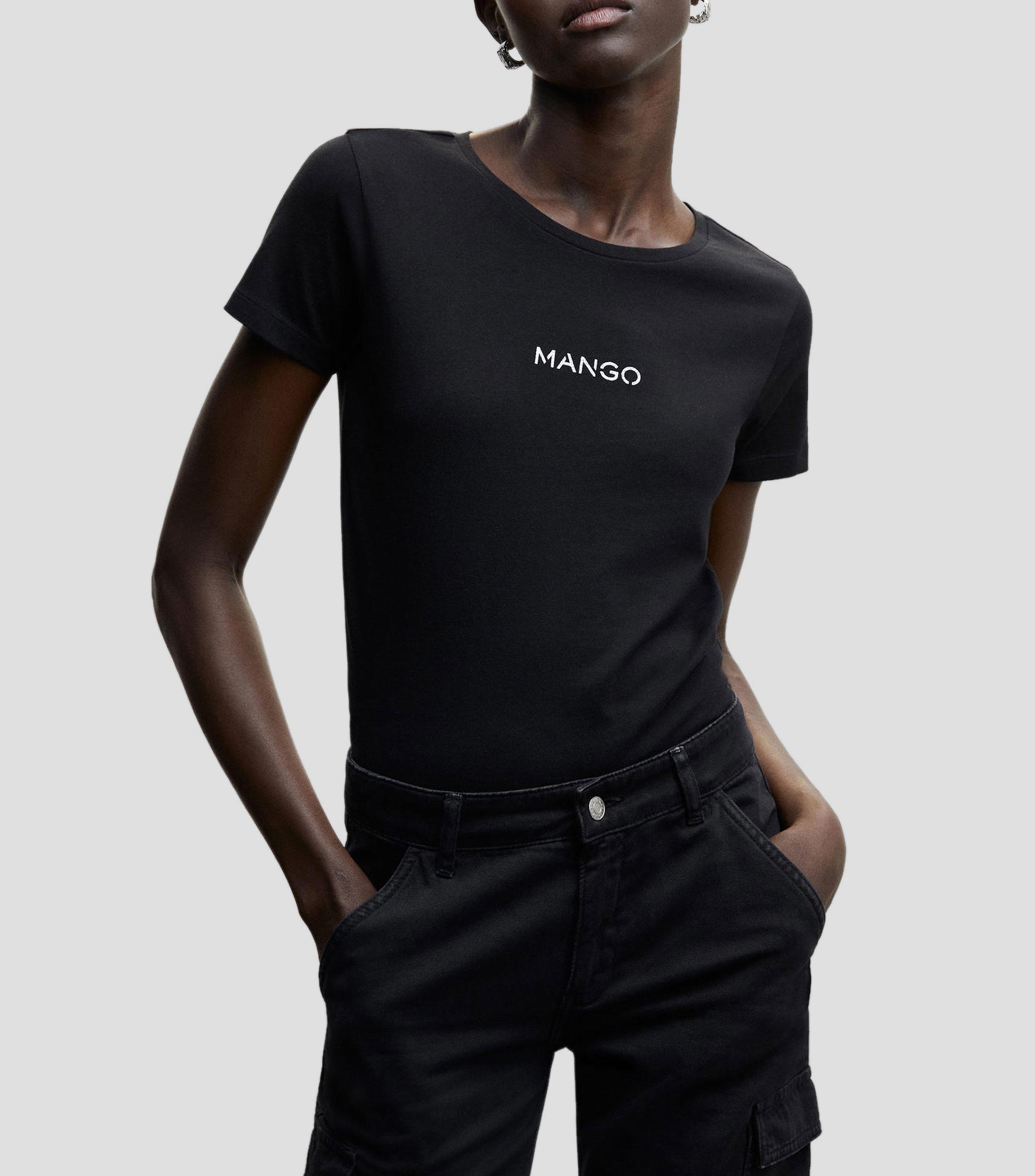 Camisetas manga 2025 corta mango mujer
