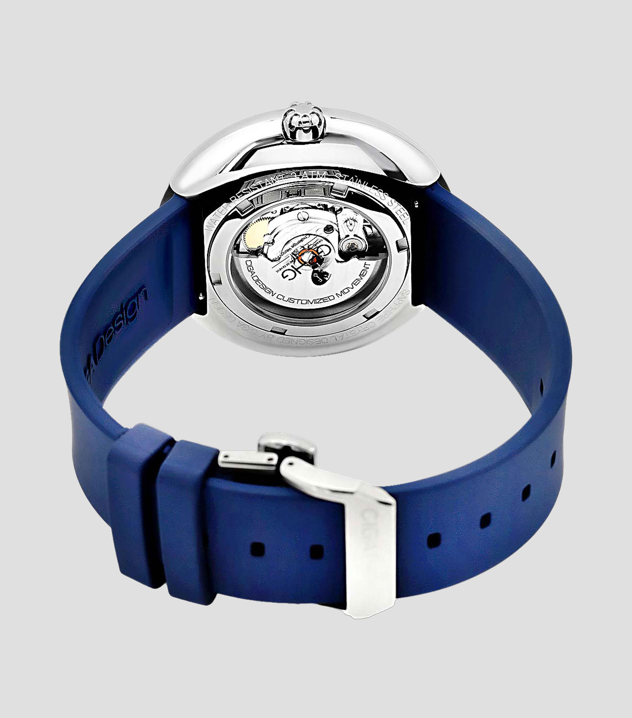 Reloj para hombre Planet II Atlantic Casual Plateado