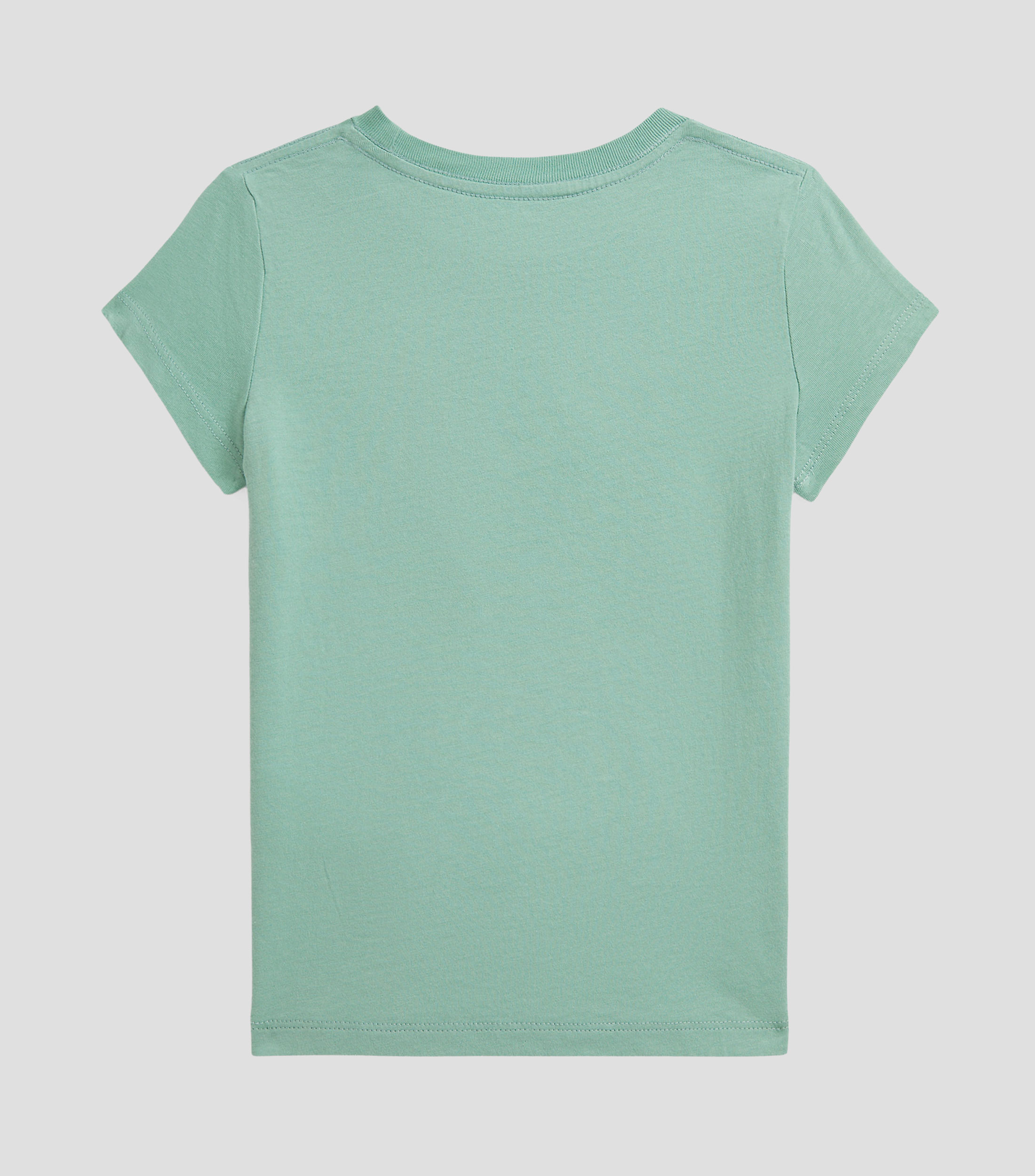 Playera cuello redondo manga corta estampada Niña