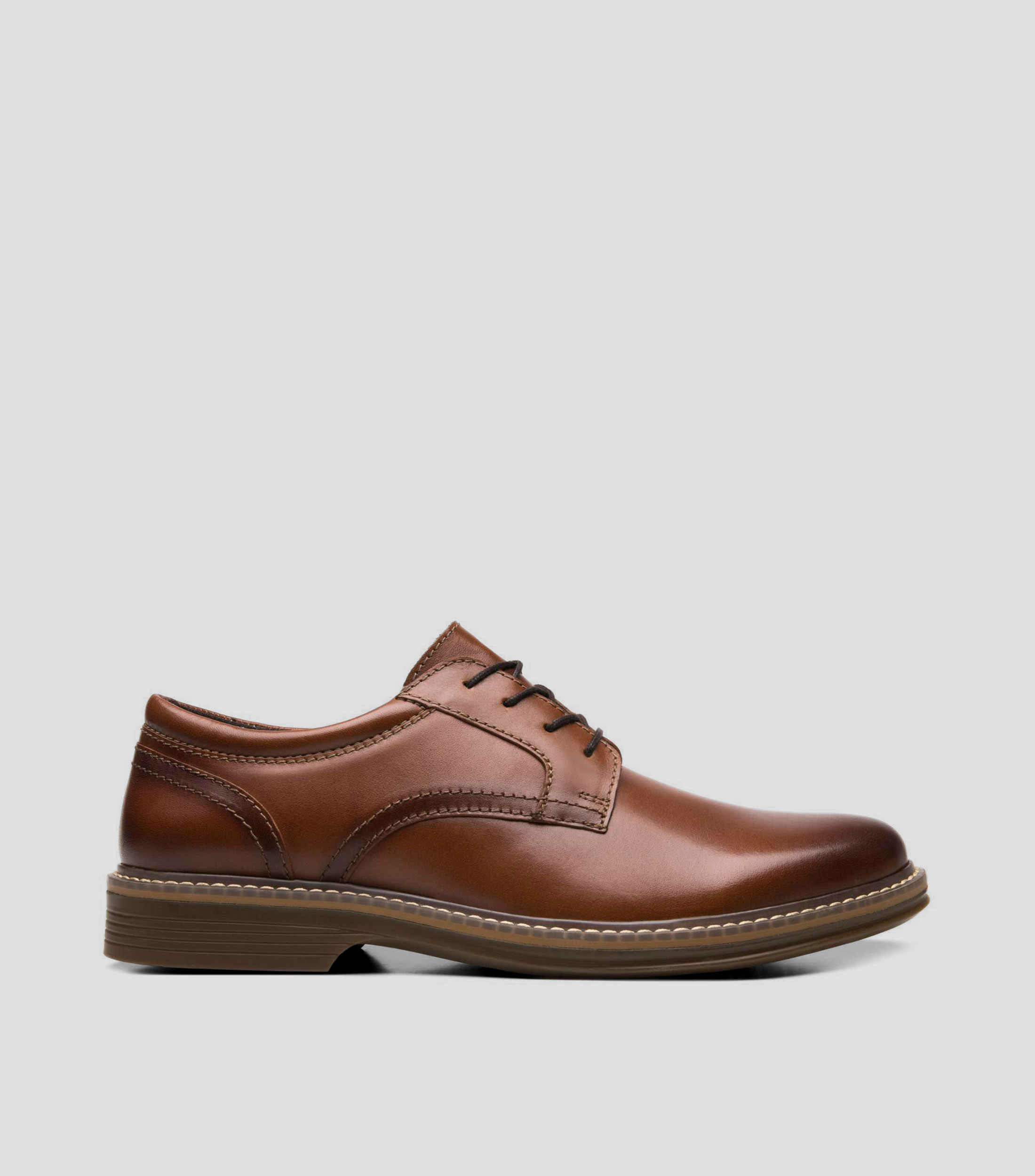 Zapatos casuales Elías en piel con tacón bajo de media luna Hombre