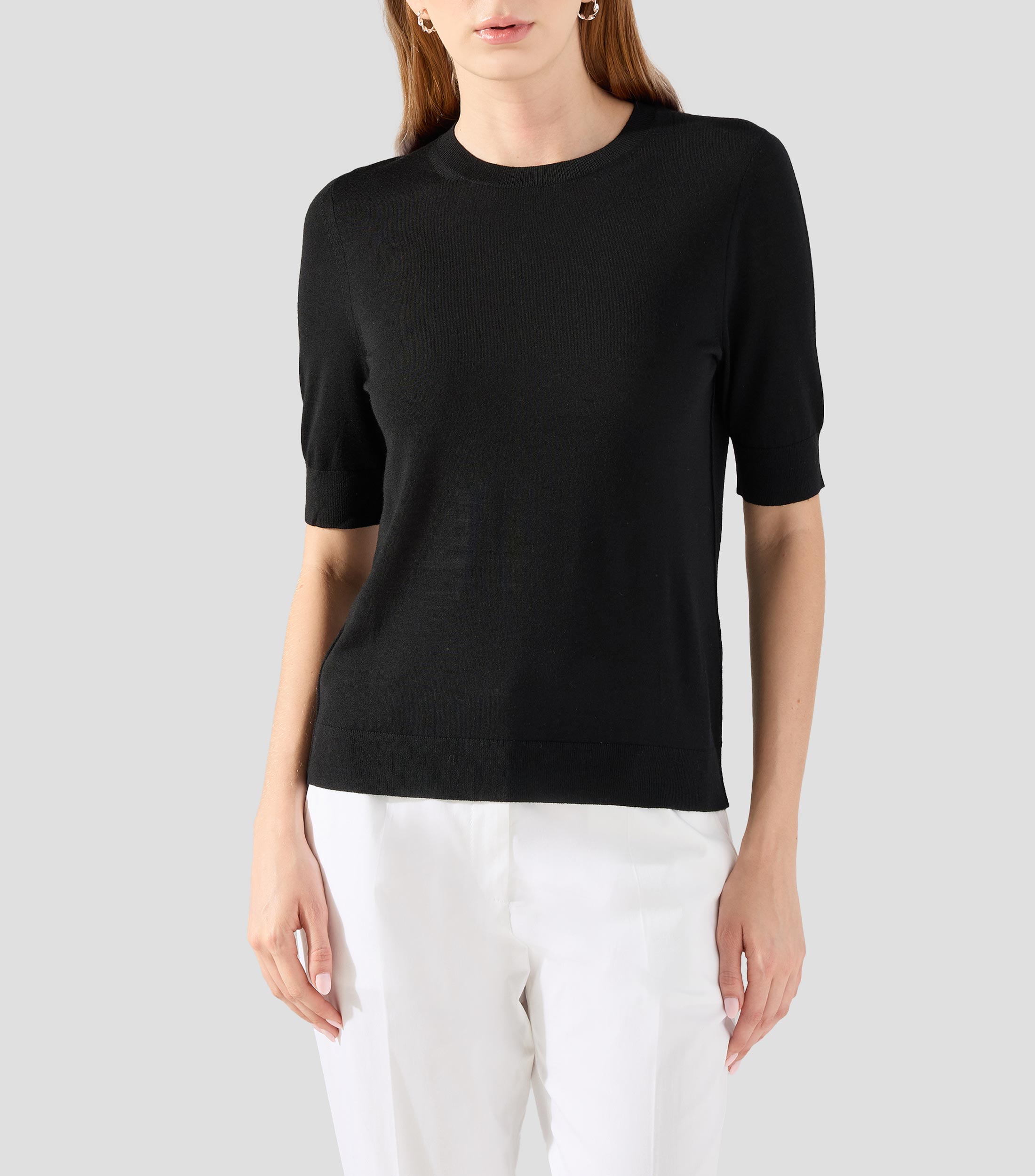 Suéter cuello redondo Mujer