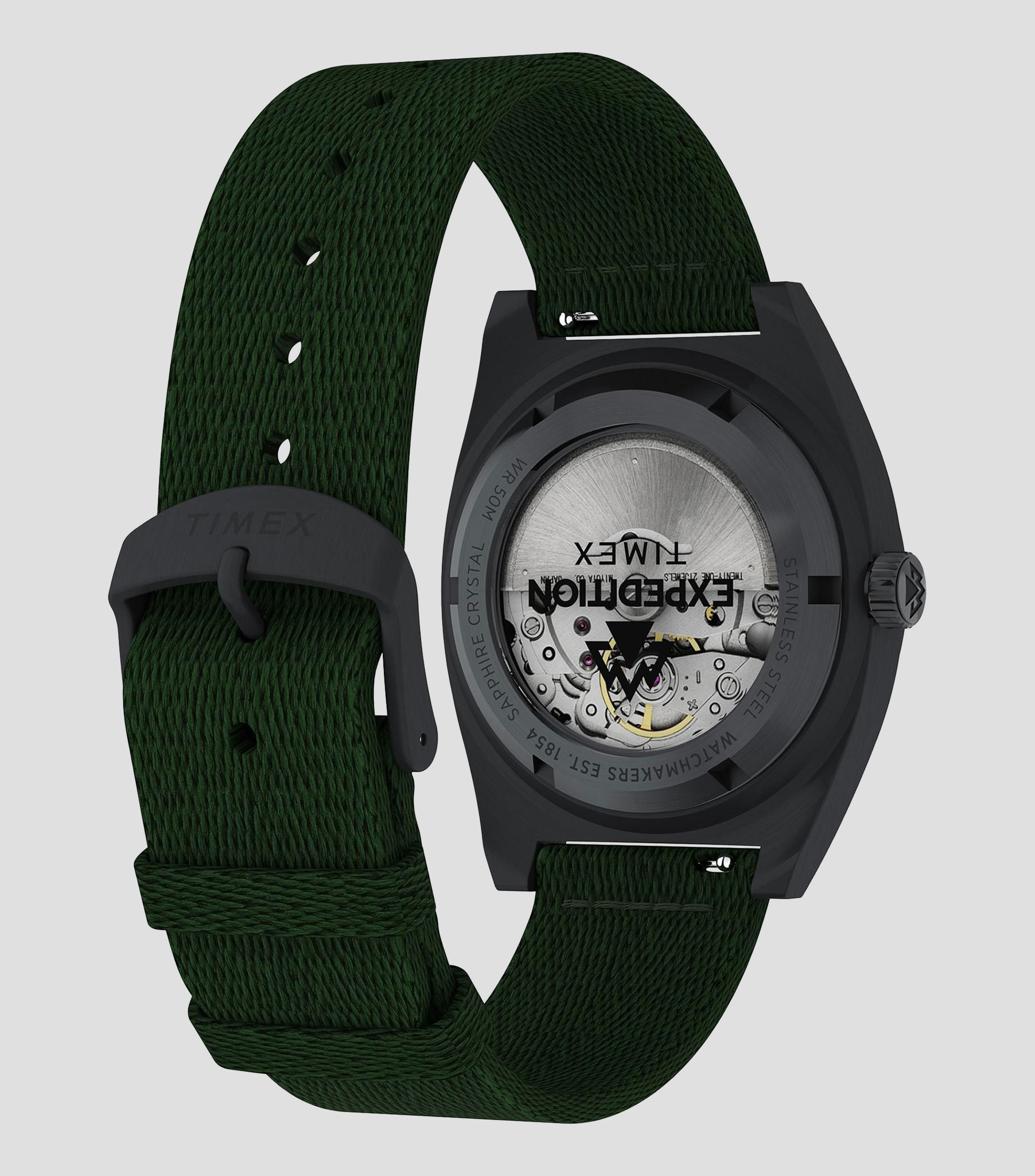 Reloj para Hombre Expedition Capstone Deportivo Negro