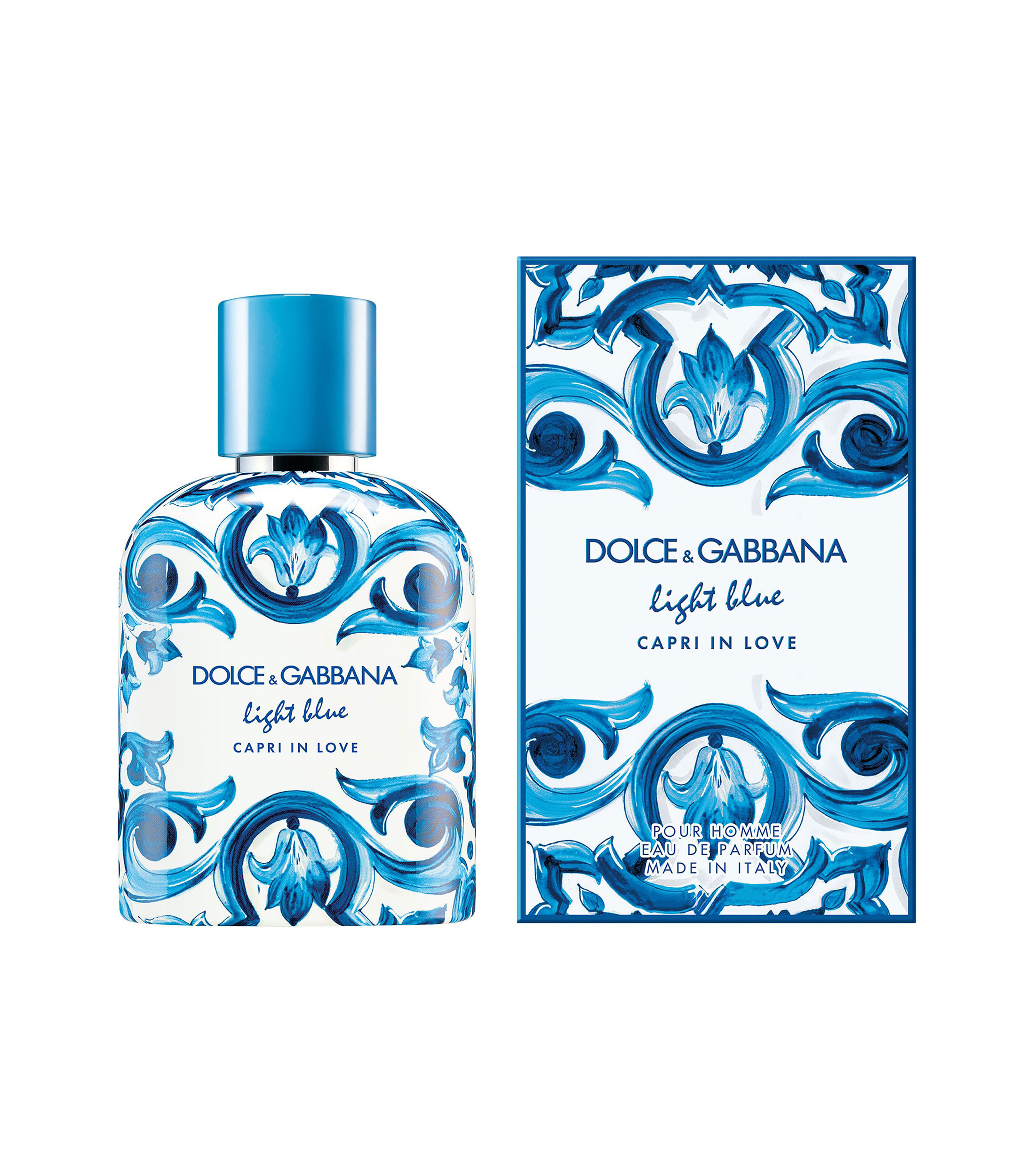 Perfume Light Blue Capri In Love Pour Homme, Eau de Parfum 100 ml para Hombre
