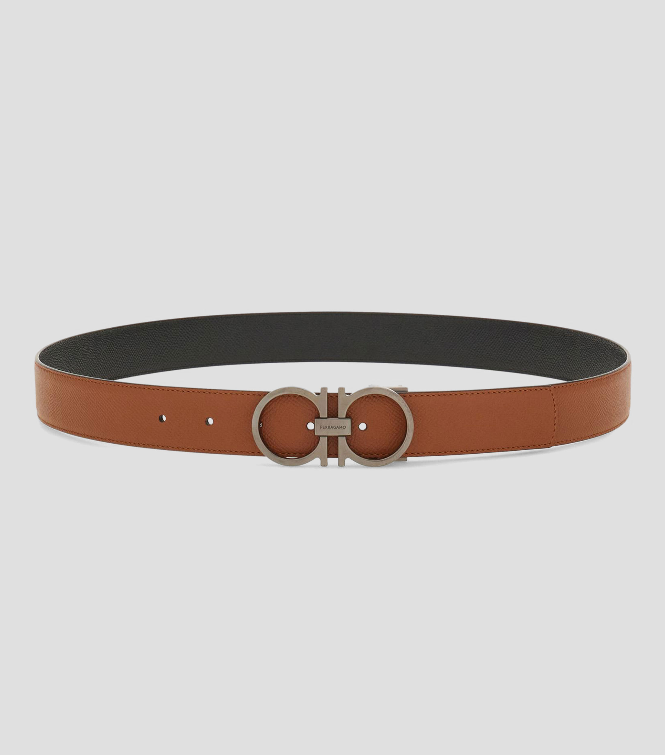 Cinturón reversible y ajustable Gancini Hombre
