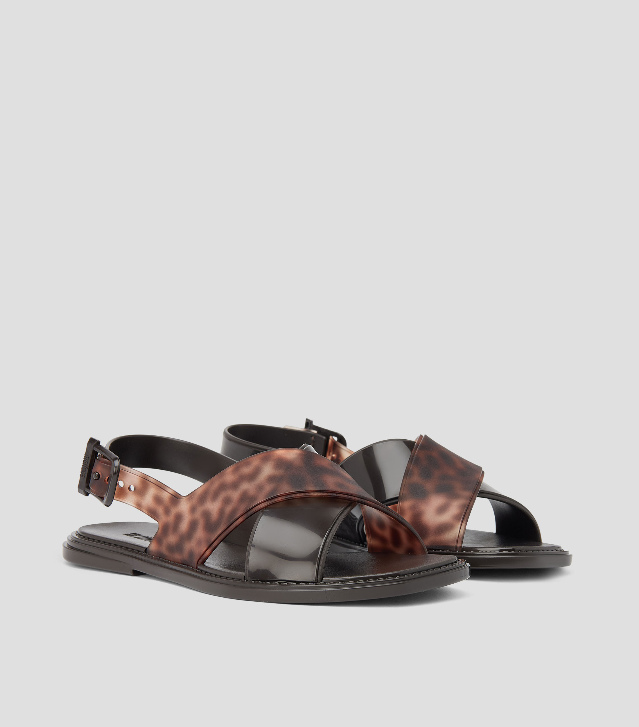 Sandalias con tacón bajo cuadrado Mujer