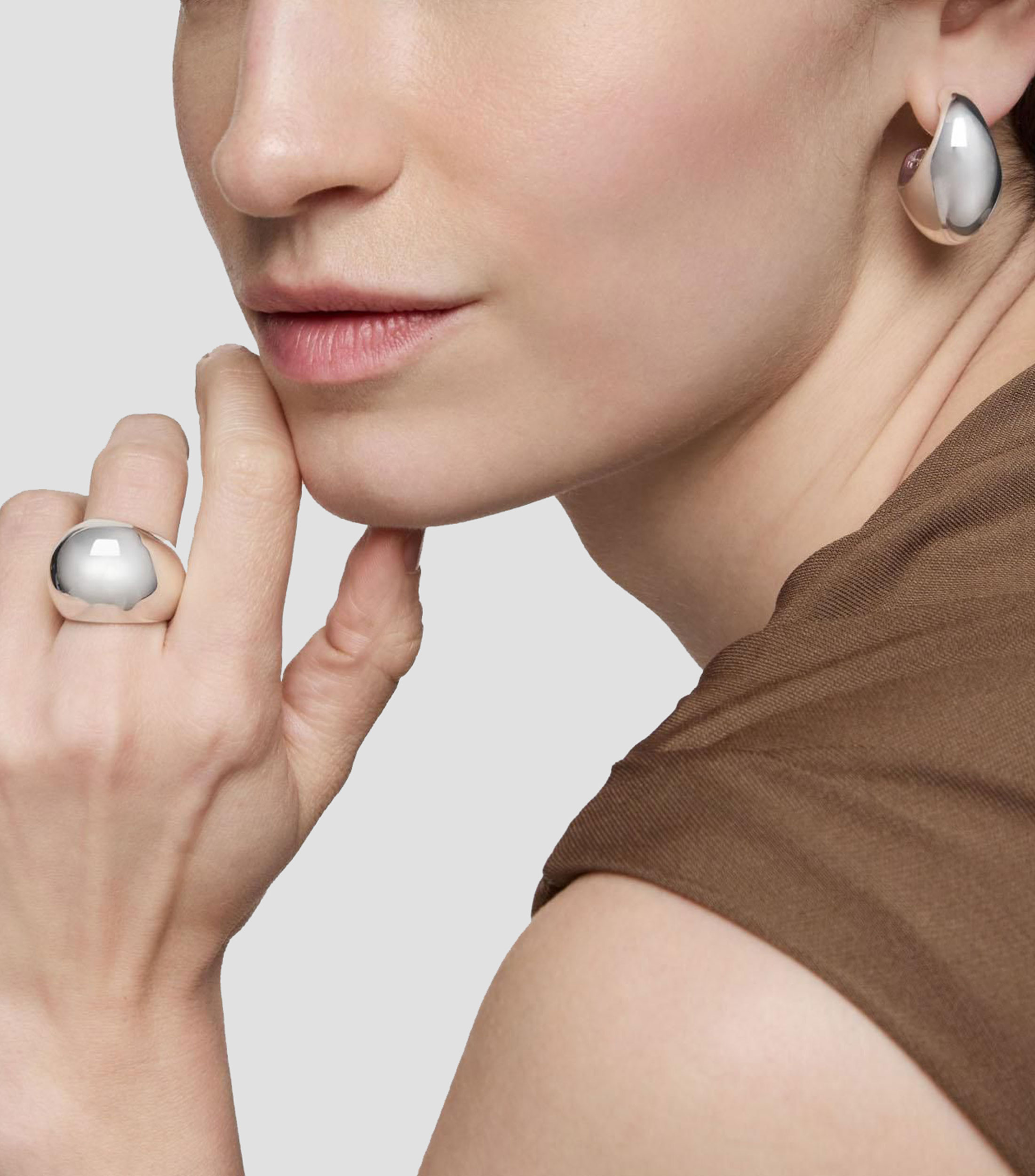 Anillo en plata .925 Warm redondo Mujer