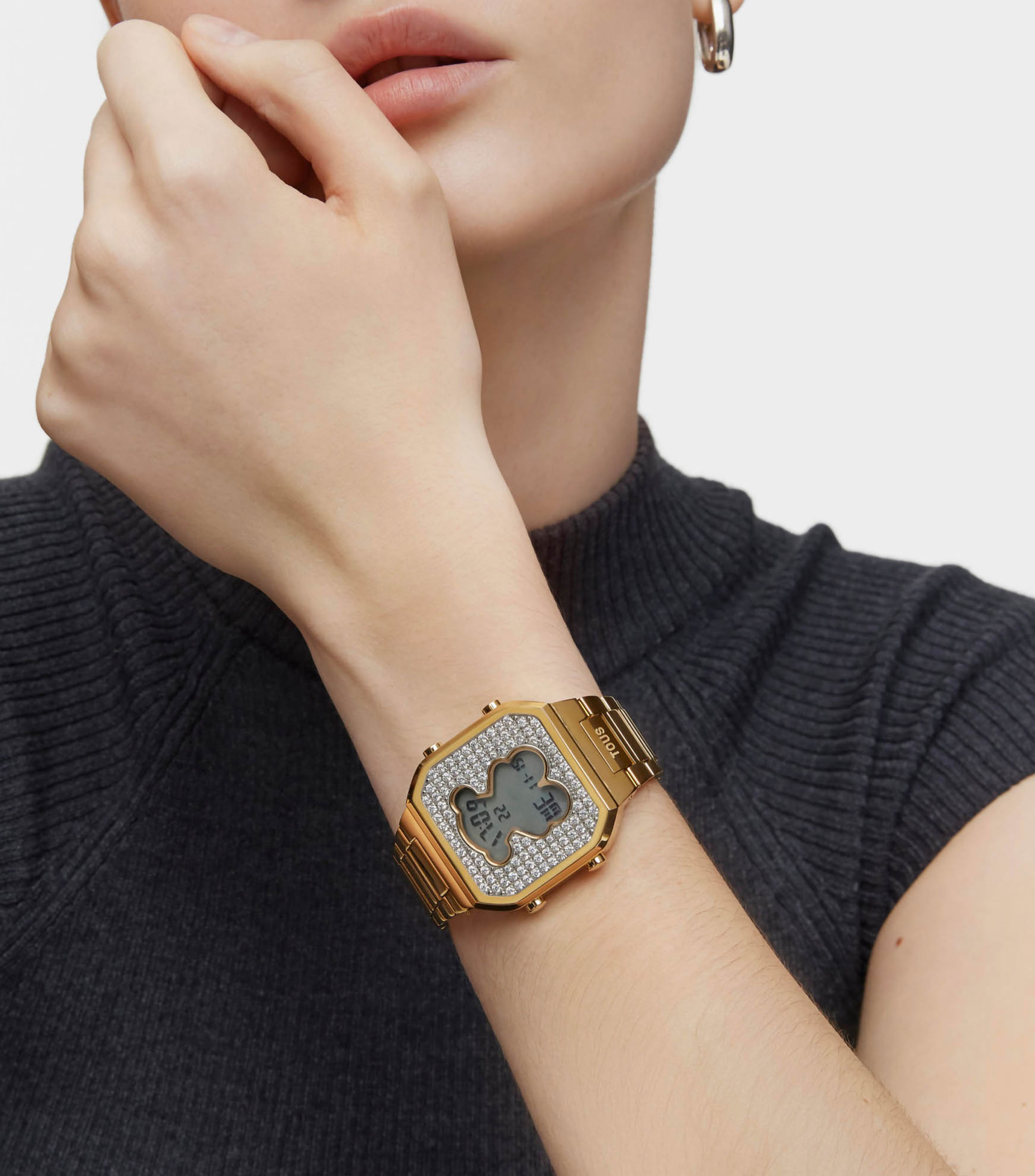Reloj para mujer D-Bear Casual, Dorado