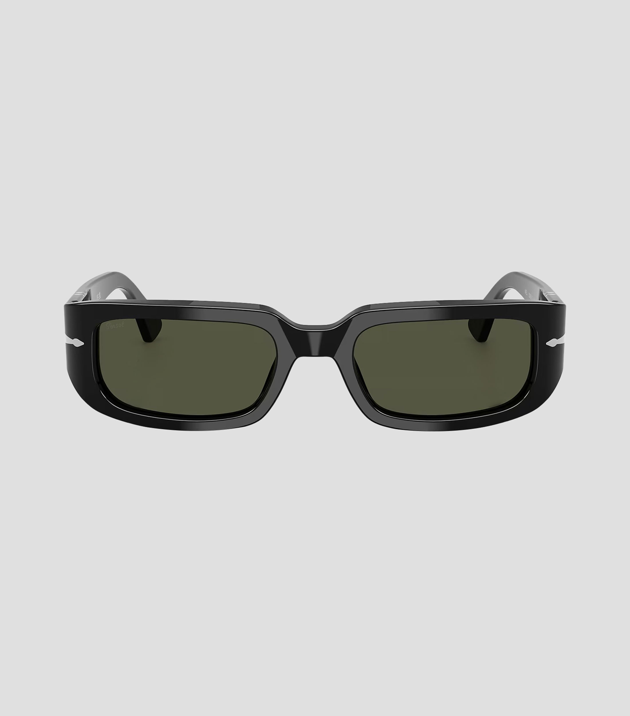 Lentes de sol rectangulares negro Unisex