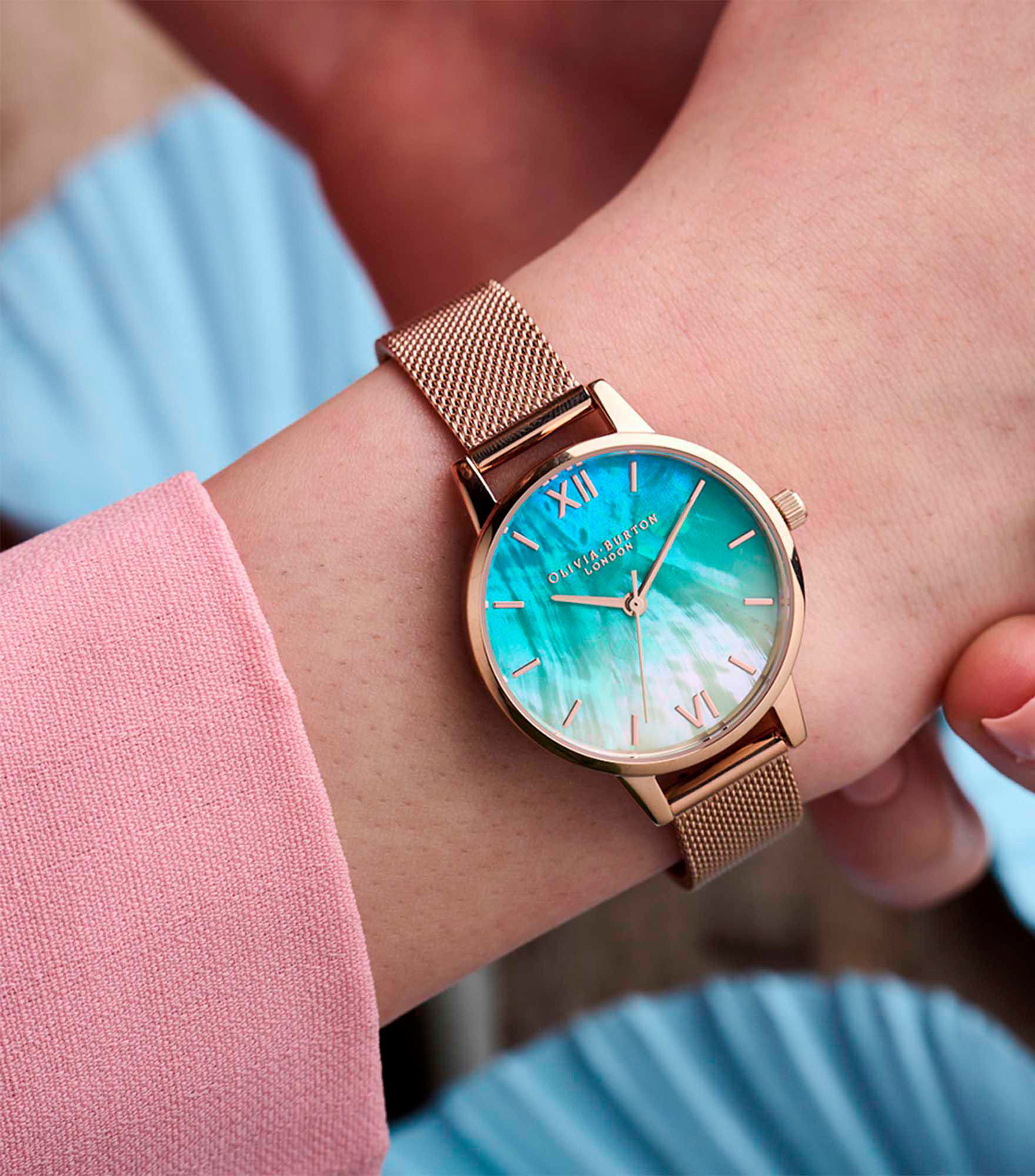 Reloj para Mujer Under The Sea Casual Oro rosa