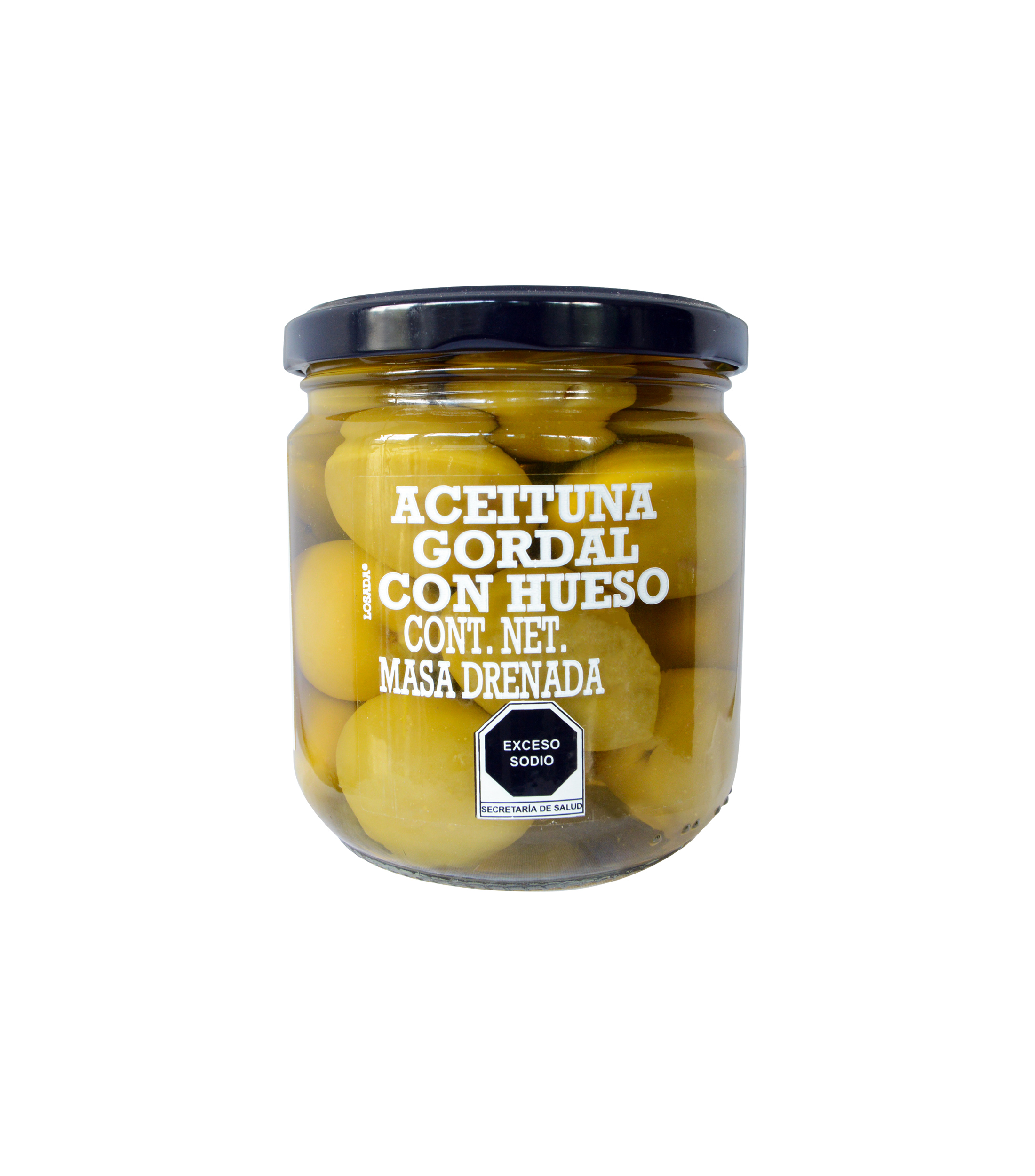 Aceituna Gordal con Hueso, 345 gr