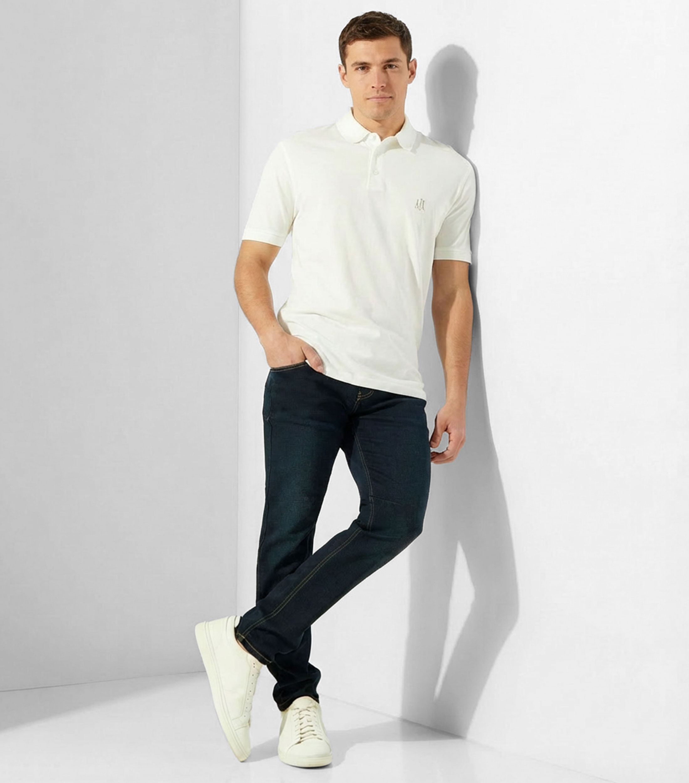 Playera Tipo Polo Manga Corta Hombre