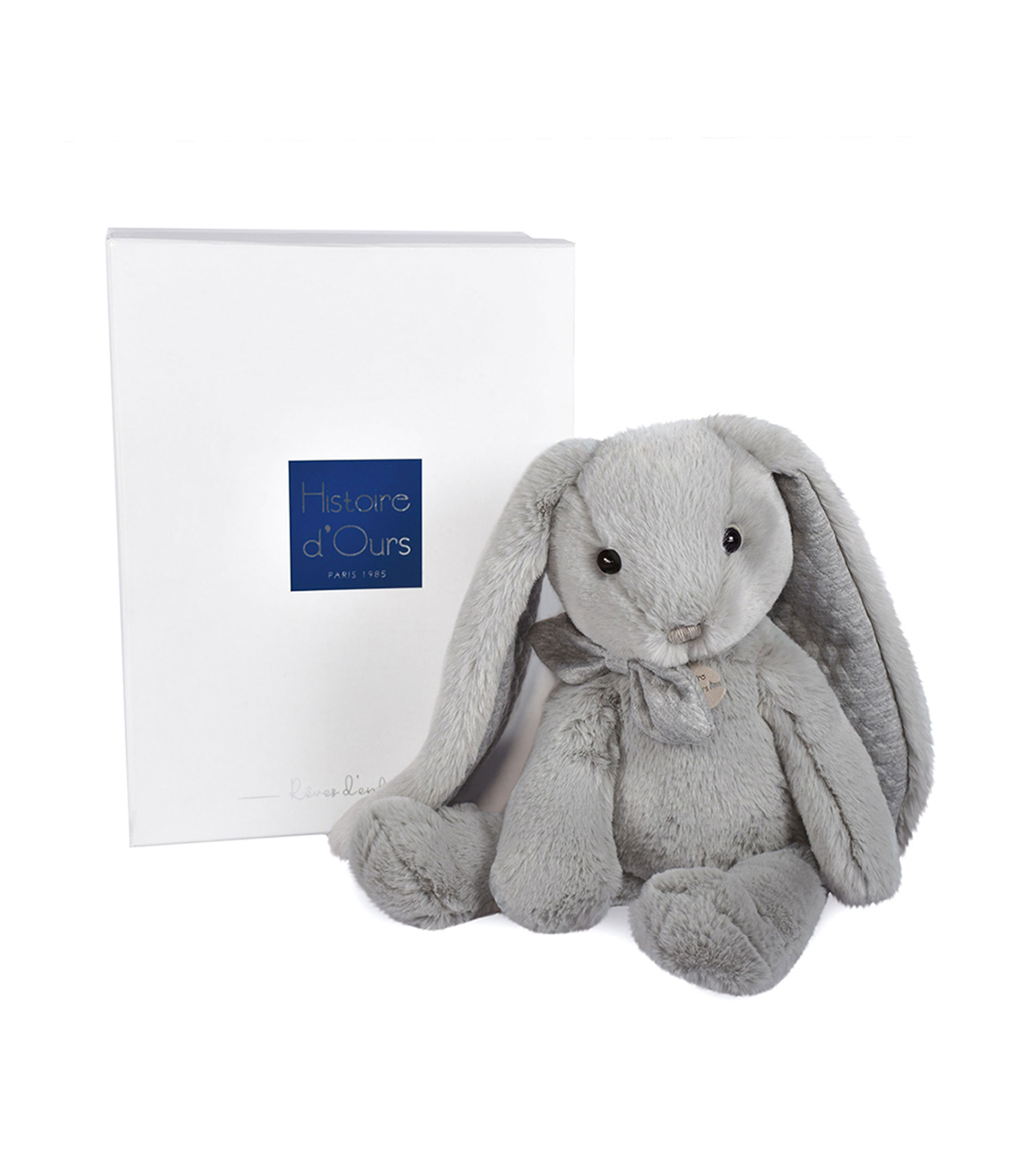 Conejo de Peluche gris