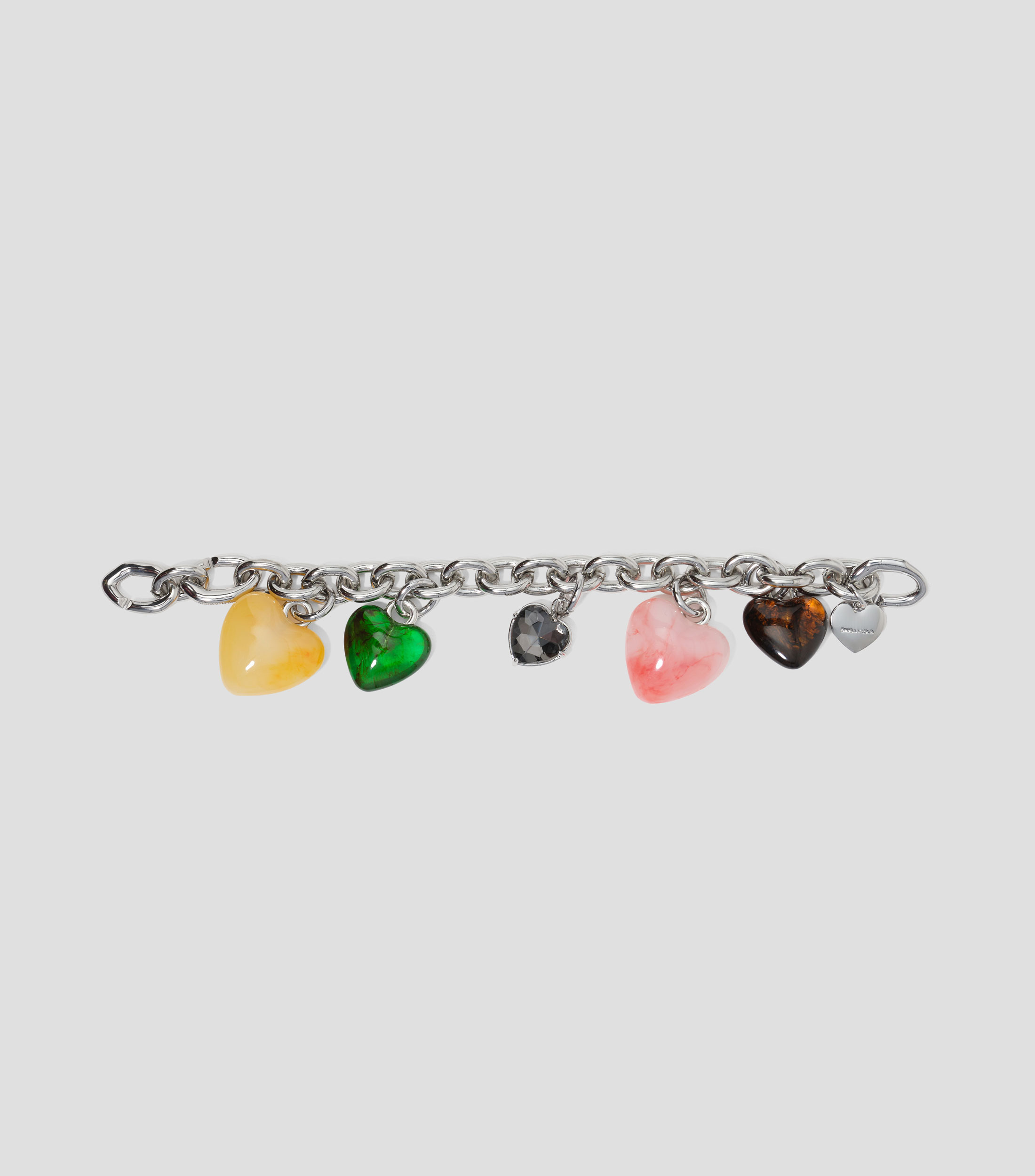 Pulsera de corazones multicolor Mujer