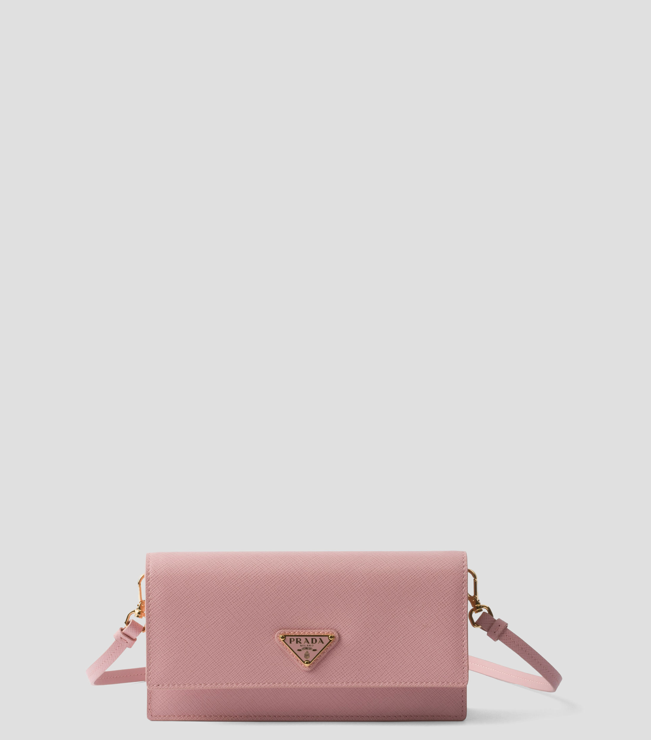 Minibolsa de piel saffiano Mujer