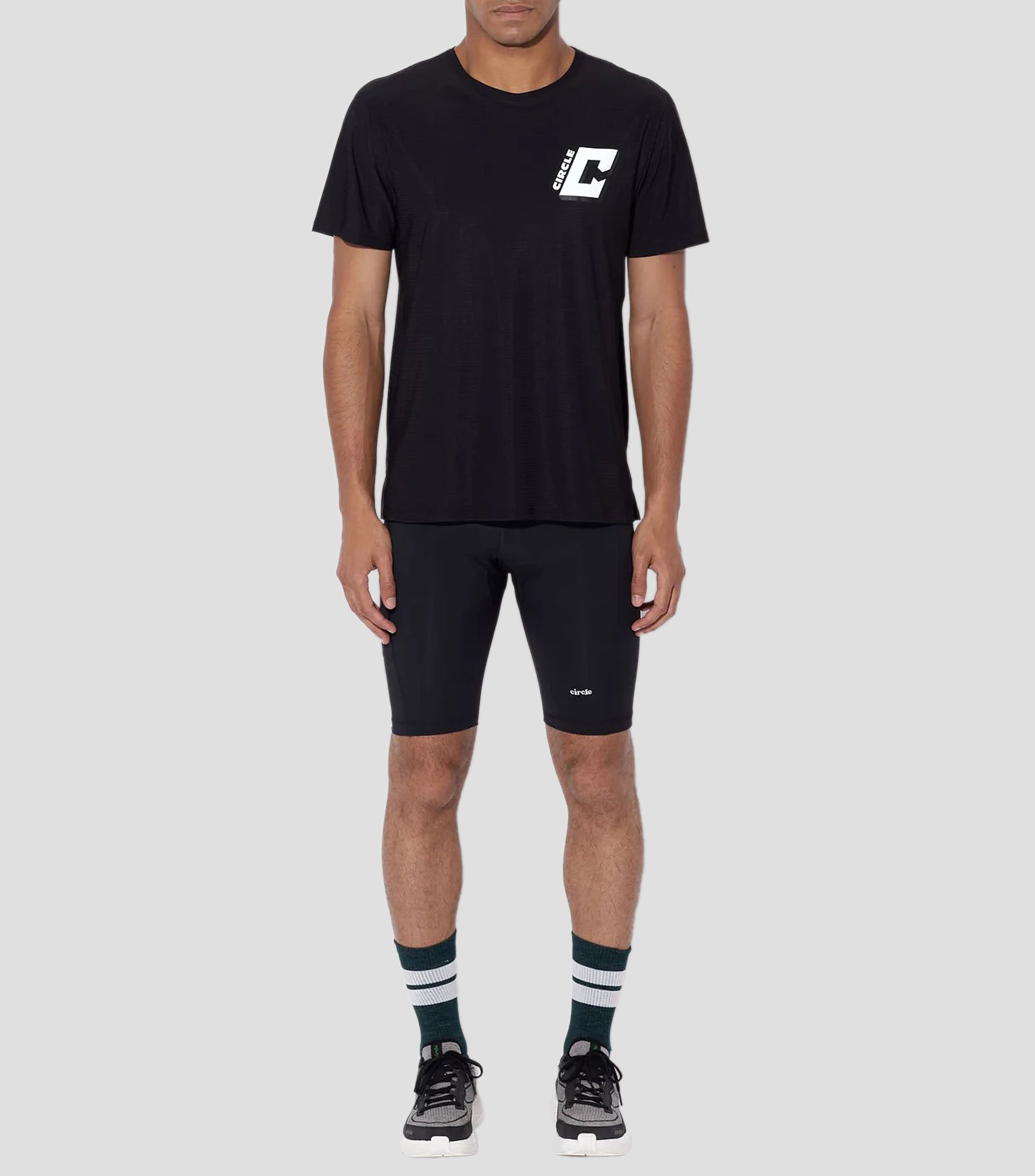 Playera para correr Legend de cuello redondo con manga corta estampada Hombre