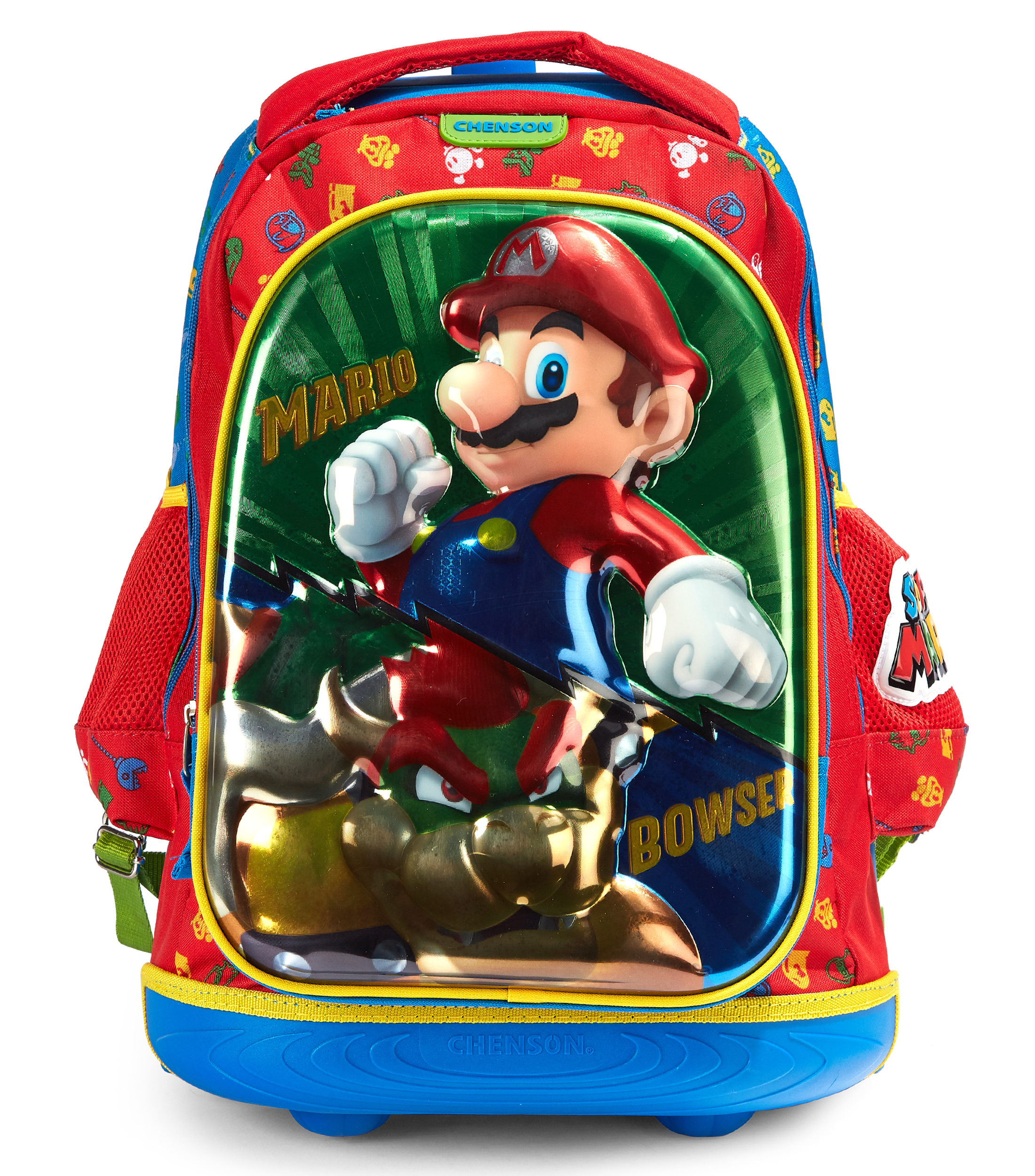 Chenson Mochila Escolar con ruedas Mario Bros Niño - El Palacio de Hierro