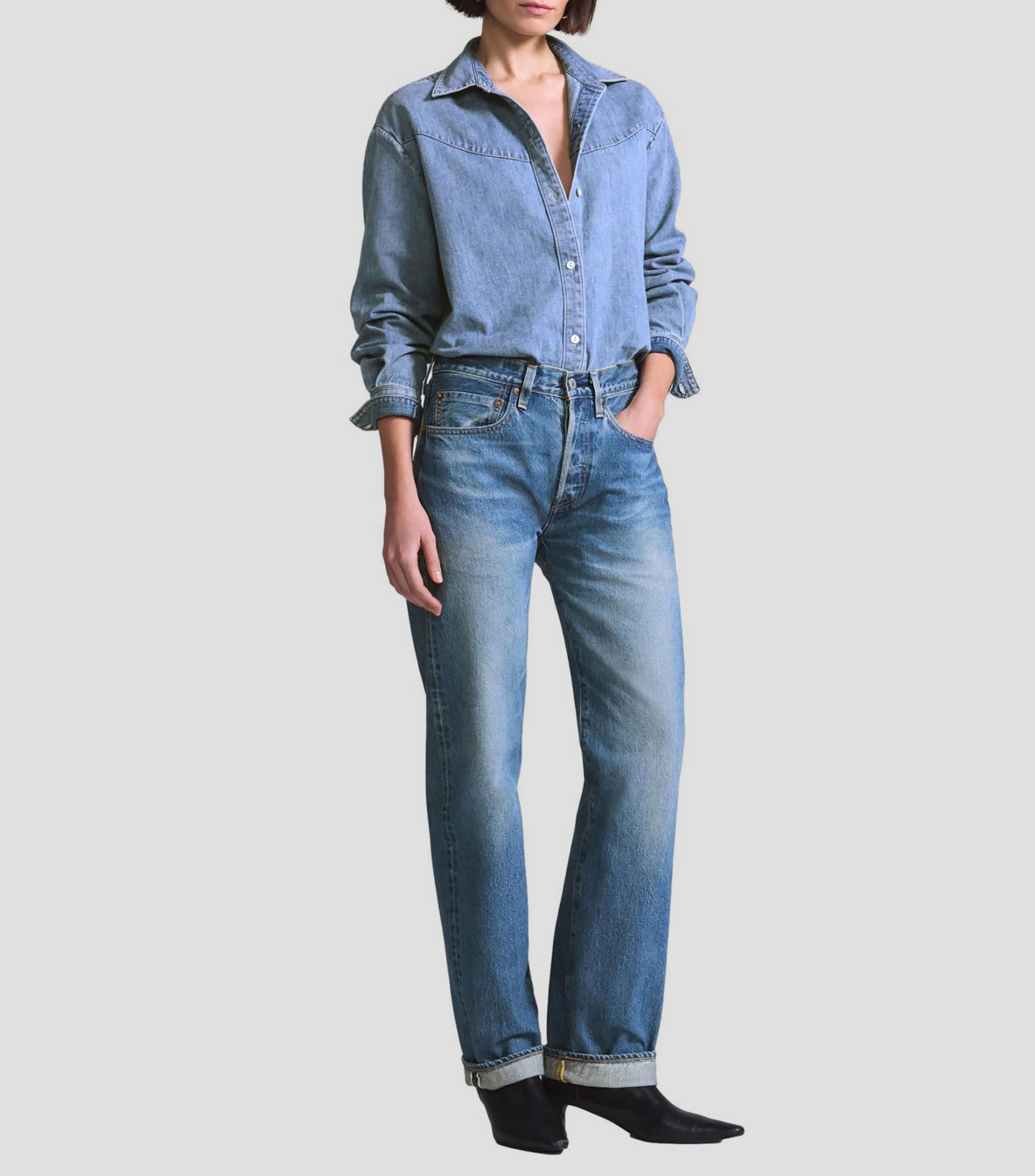 Jeans Regular Mujer