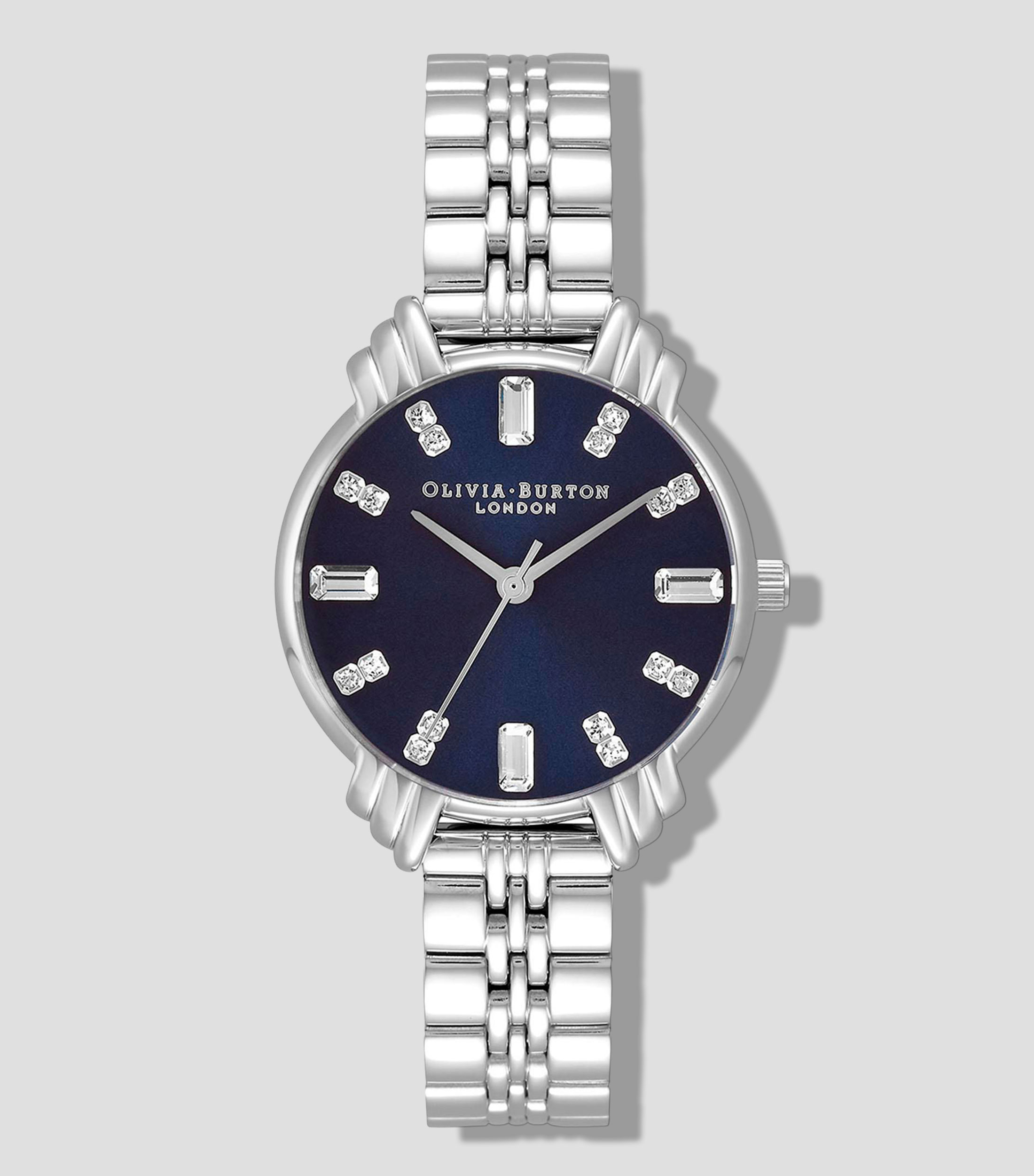 Reloj para Mujer Art Deco Casual Plateado