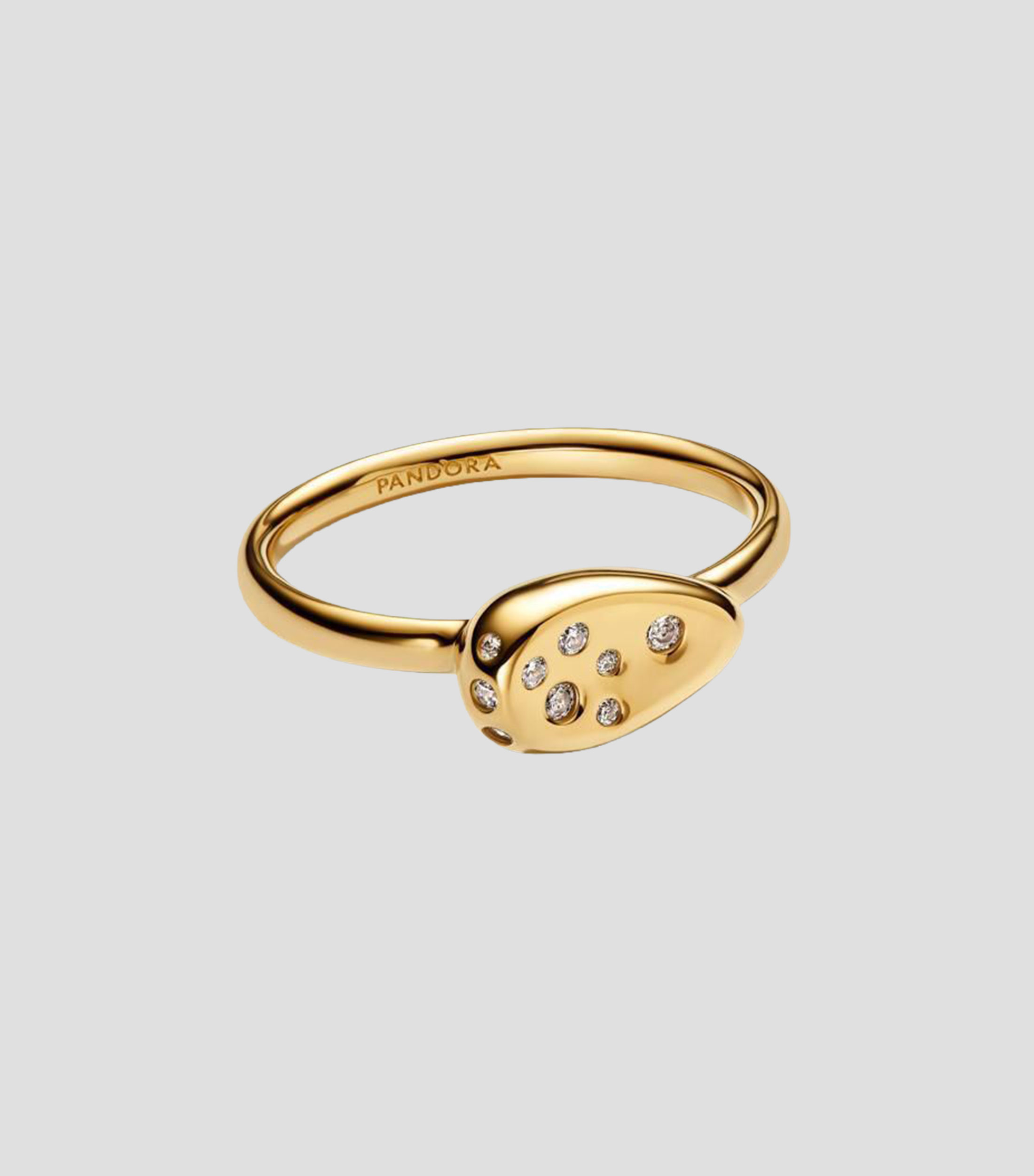 Anillo en plata con circonia cúbica Mujer