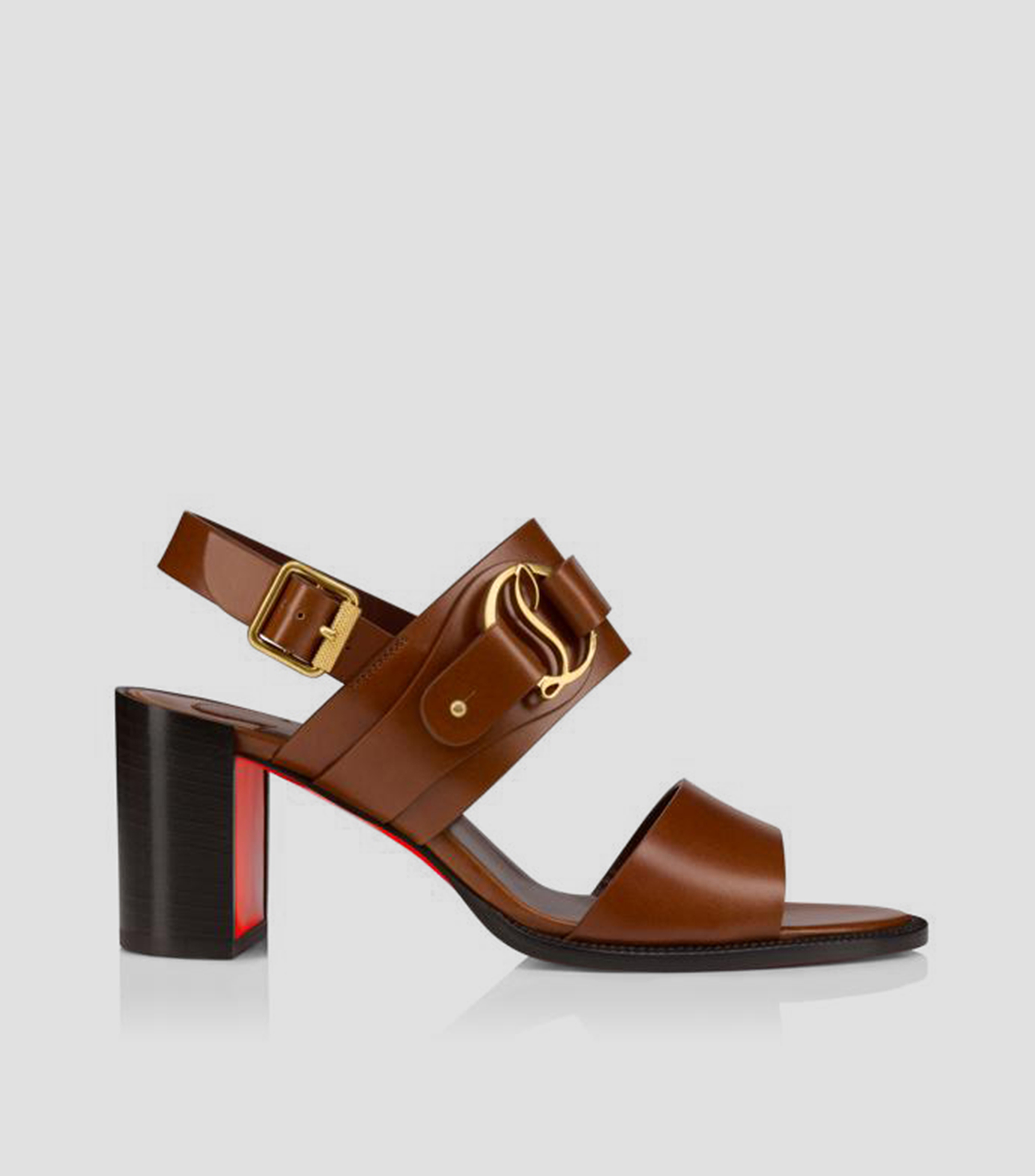Sandalias con tacón medio y ancho Her in Roma Mujer