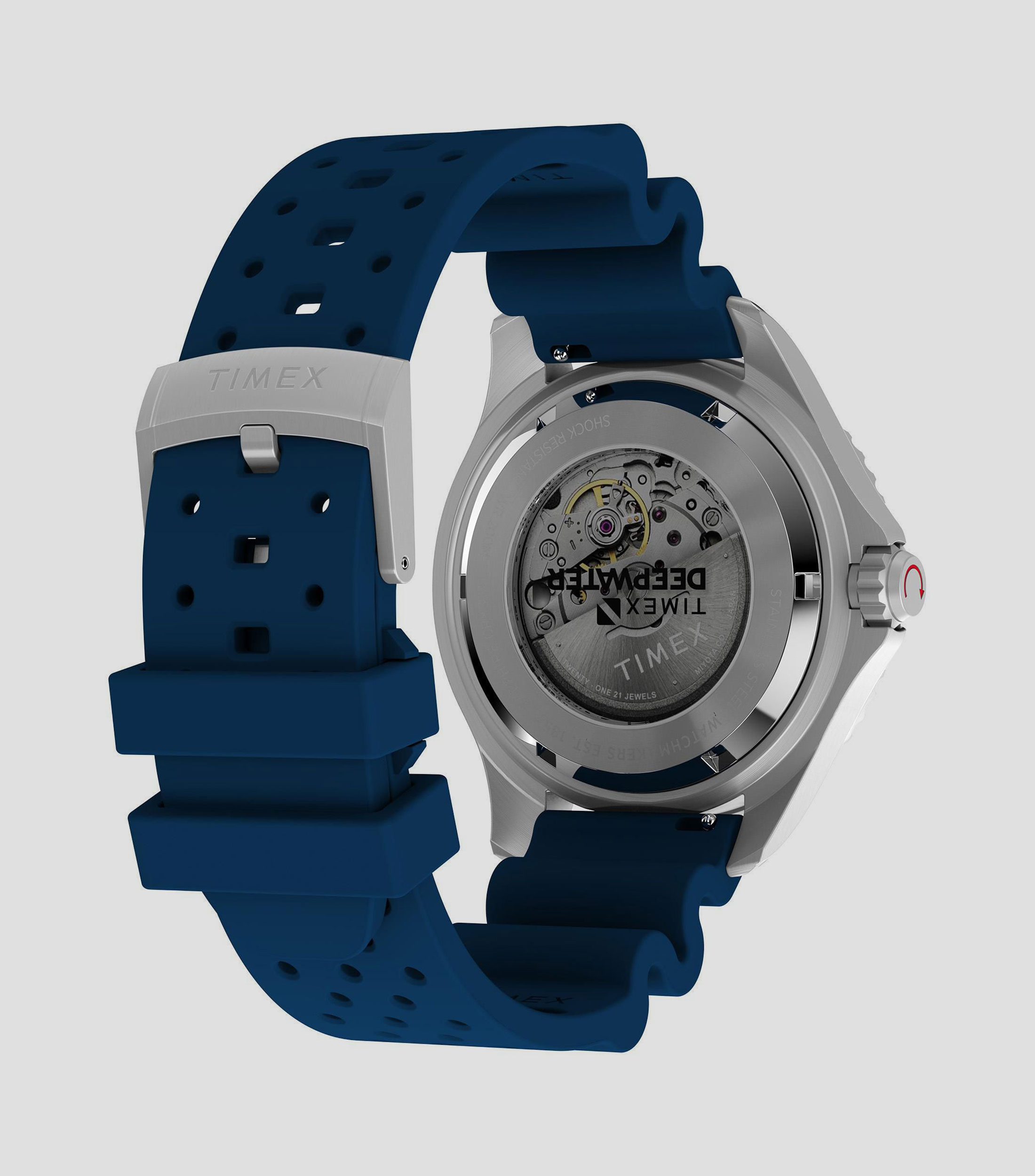 Reloj para Hombre Deepwater Meridian 300 Deportivo Plateado