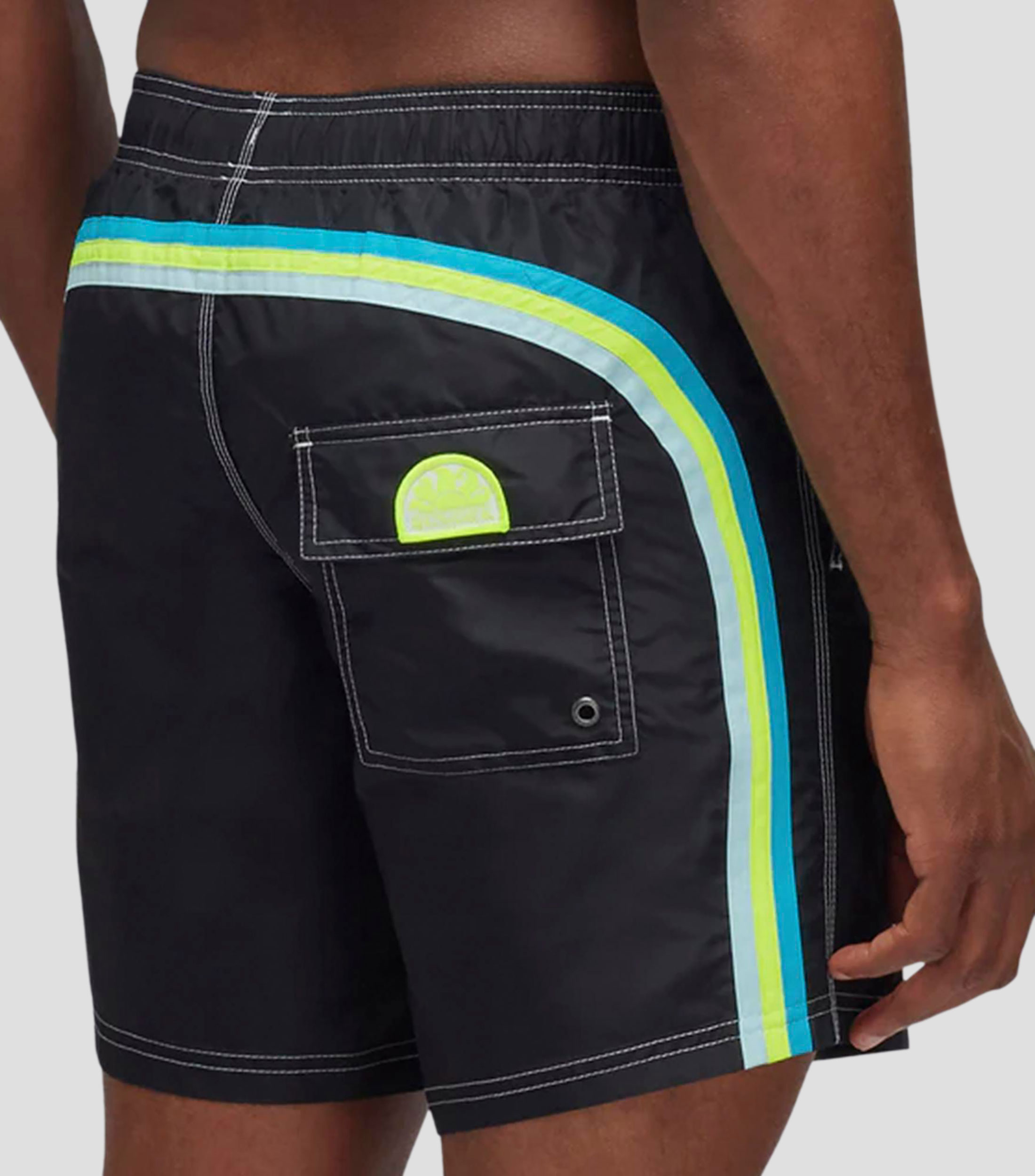 Traje de baño liso Hombre