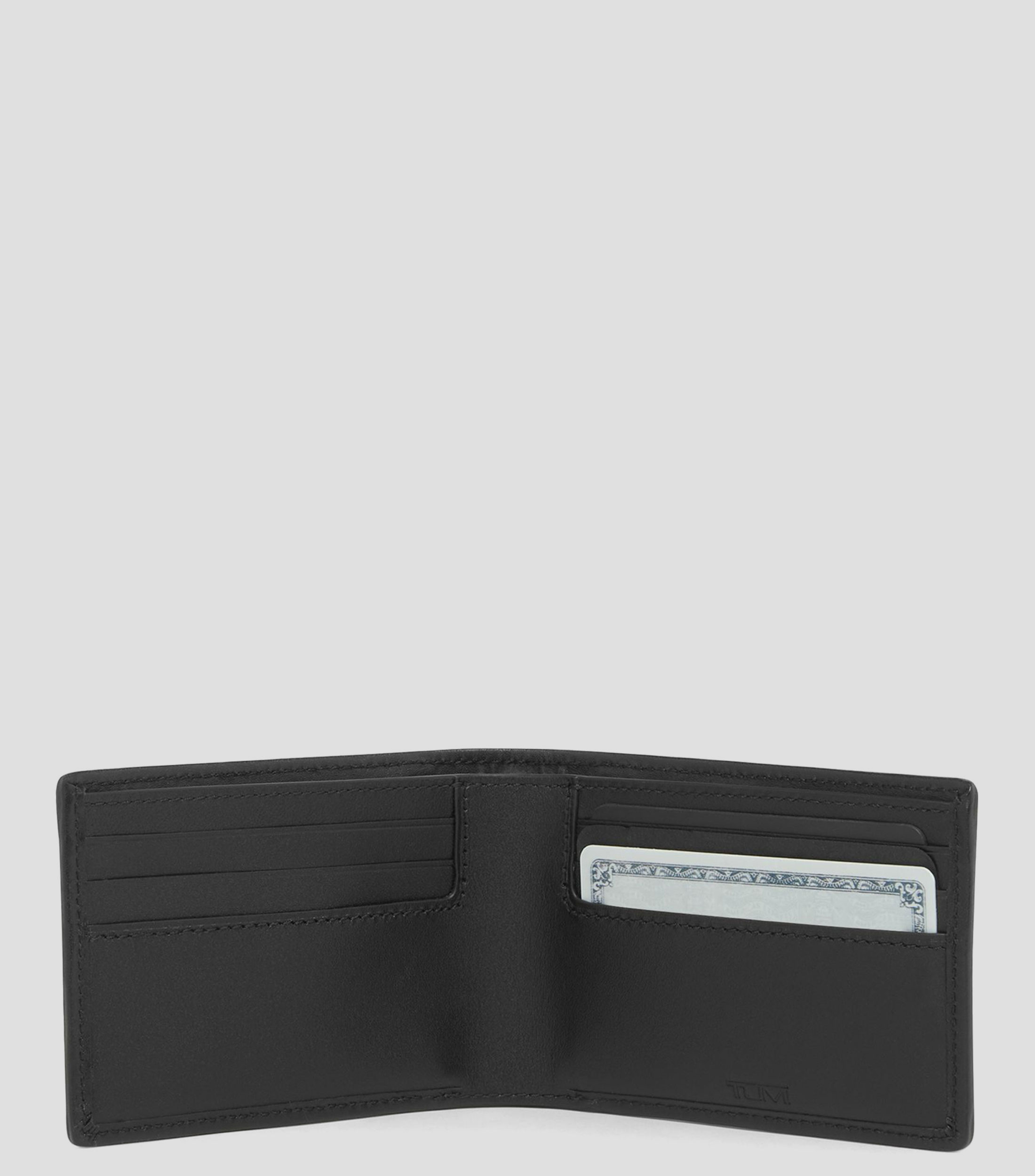Cartera bifold con microdiseños Hombre