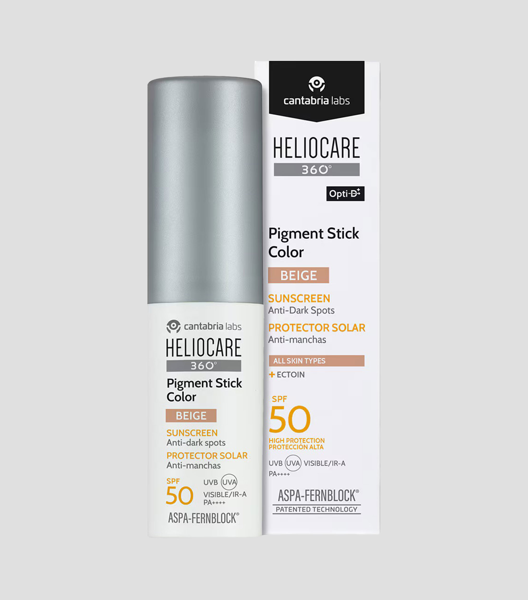 Protector solar despigmentante Pigment Stick Color FPS 50; 10 gr