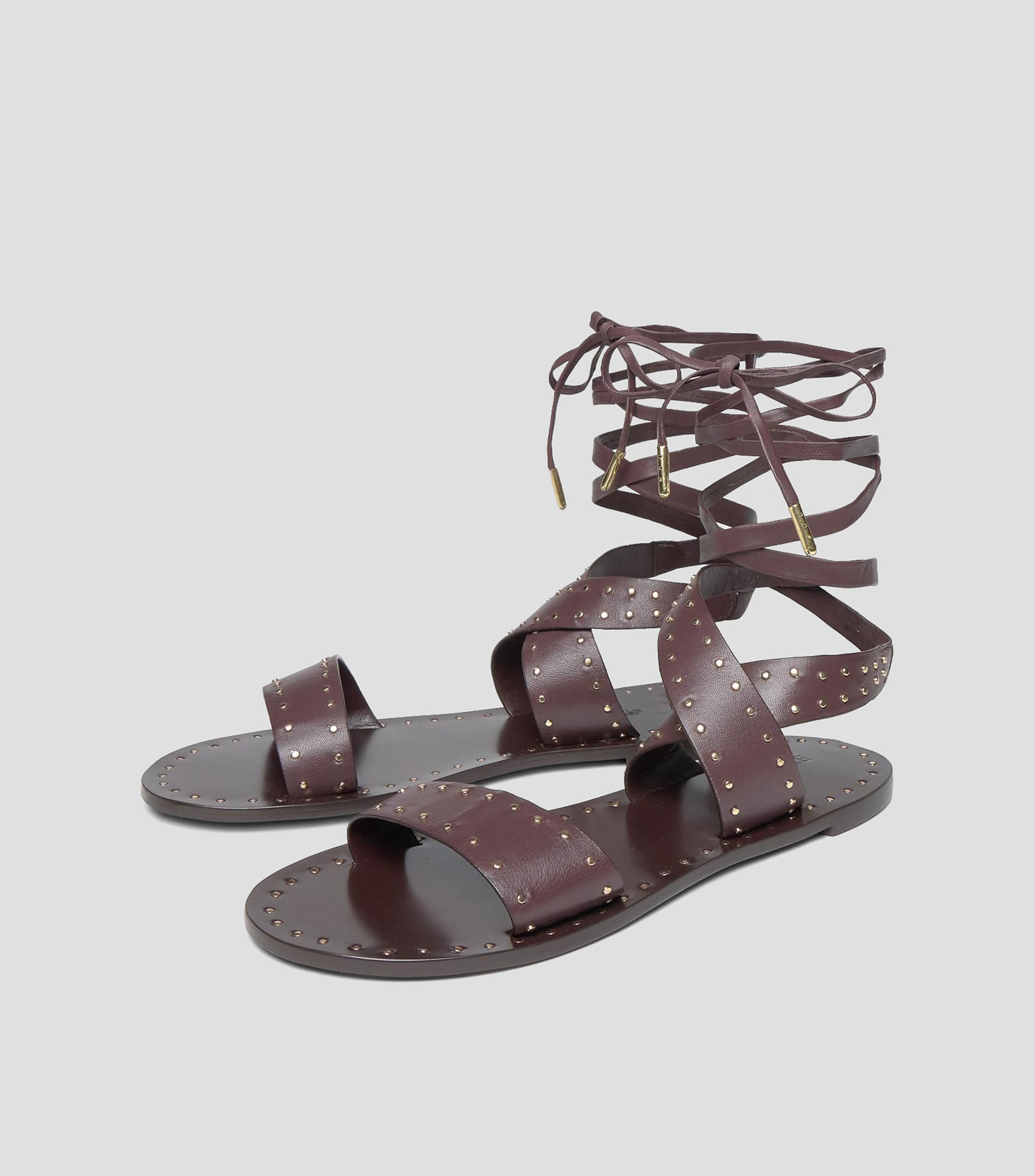 Sandalias planas de tiras Mujer